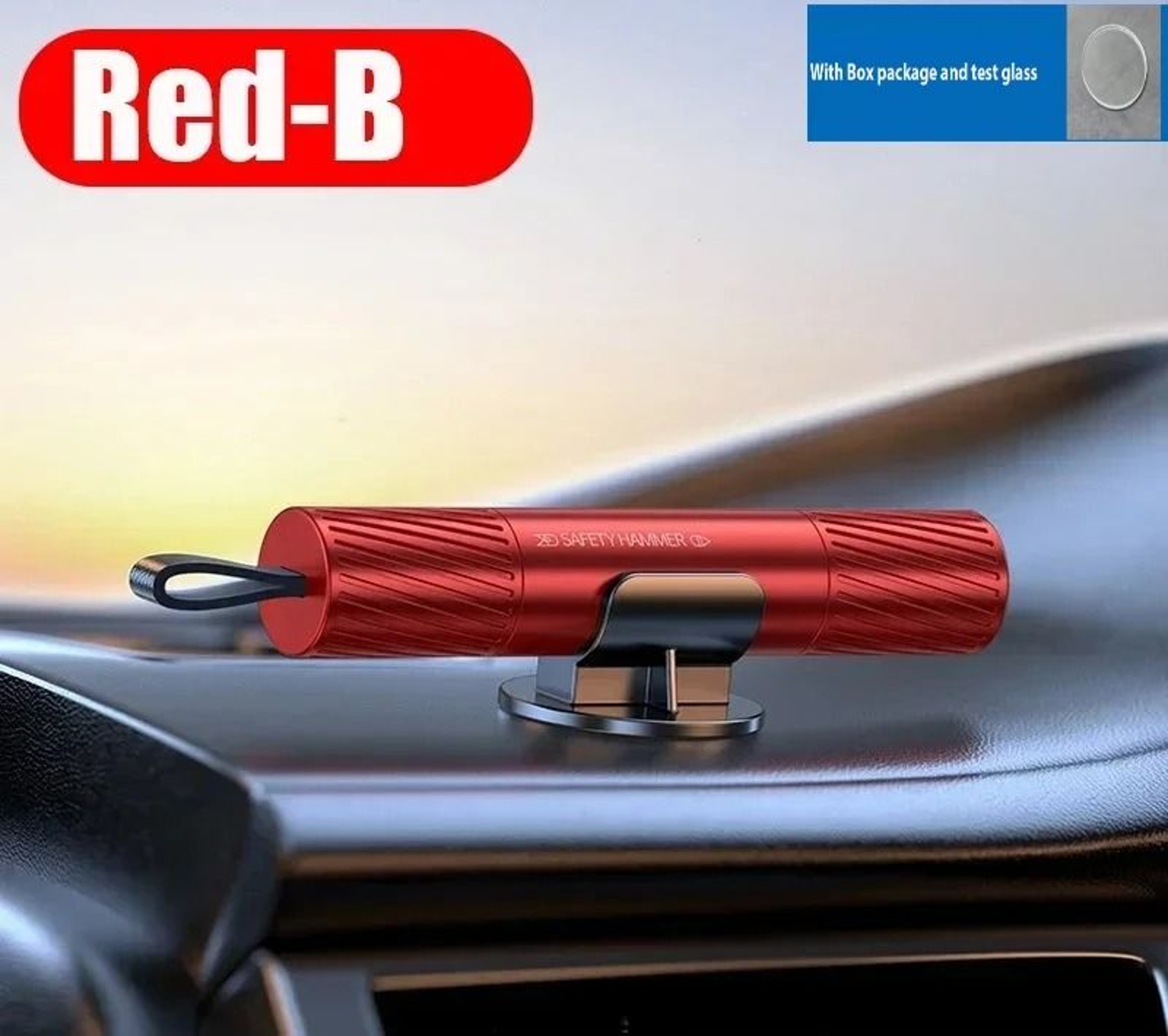 2 In 1 Car Safety Hammer Emergency Window Breaker And Seat Belt Cutter 4