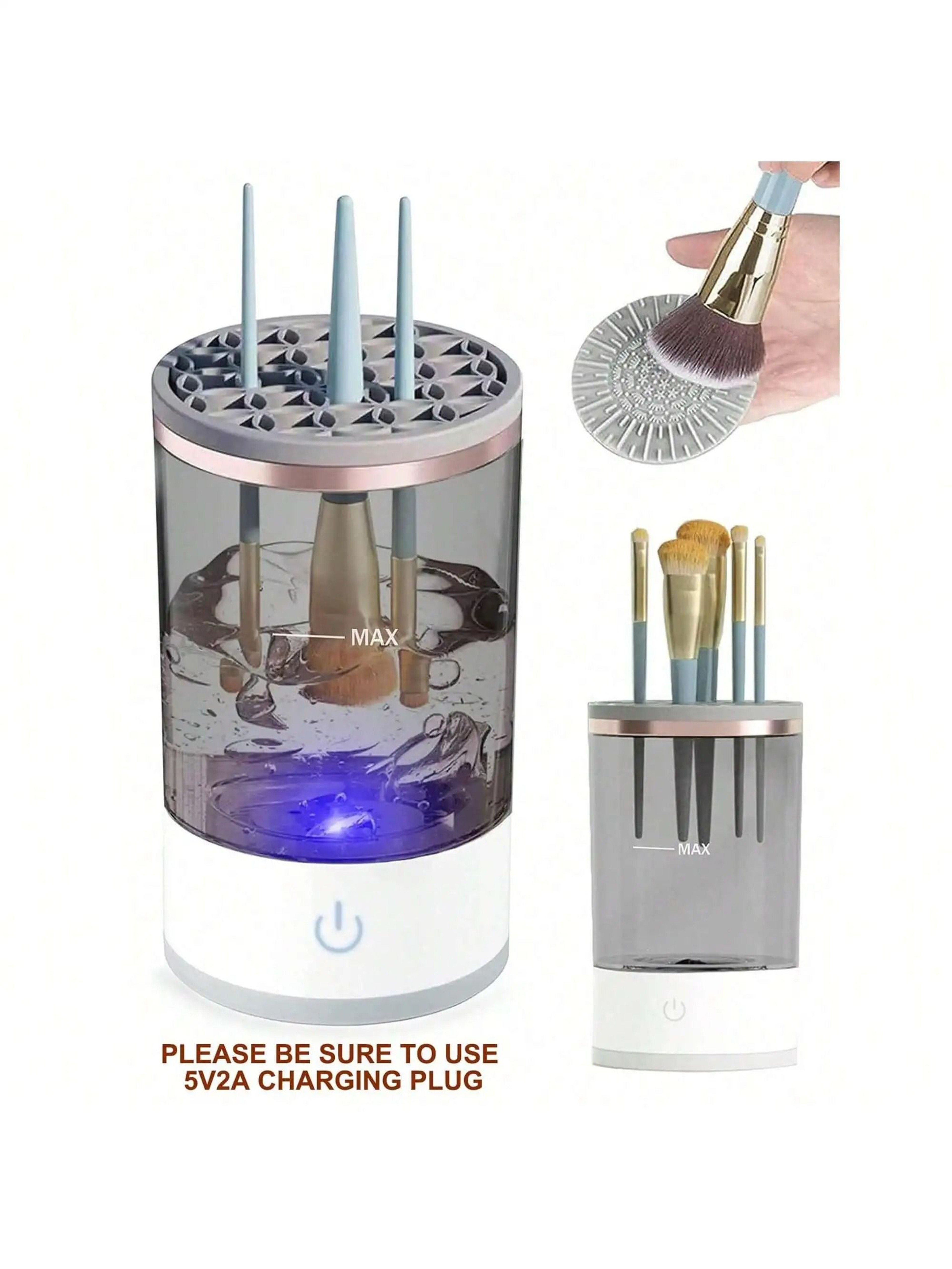 GlowSpin Electric Makeup Brush Cleaner Machine 5