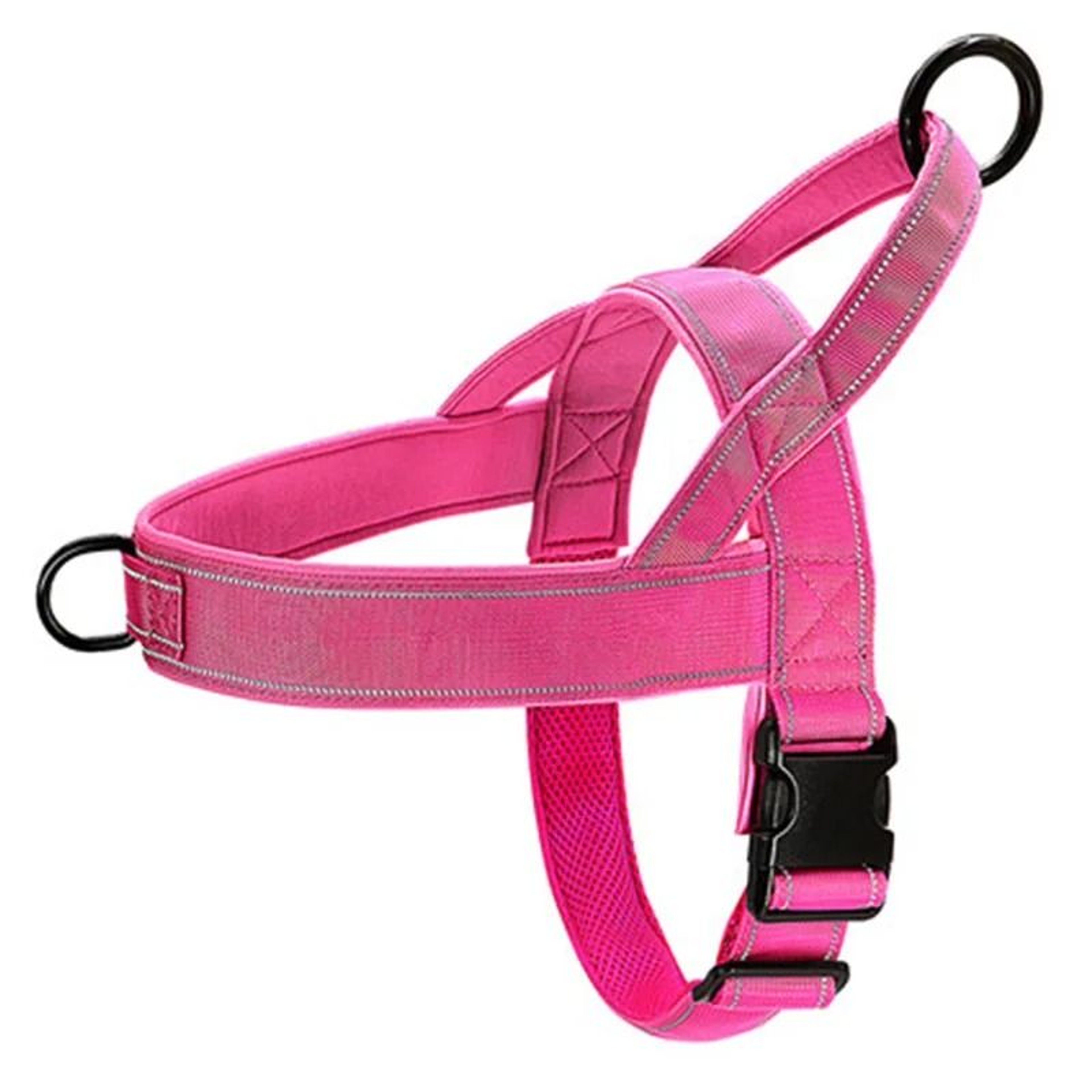 Tactical Dog Harness Adjustable No Pull Dog Harness With Handle And Reflective Straps For Large Dog 2