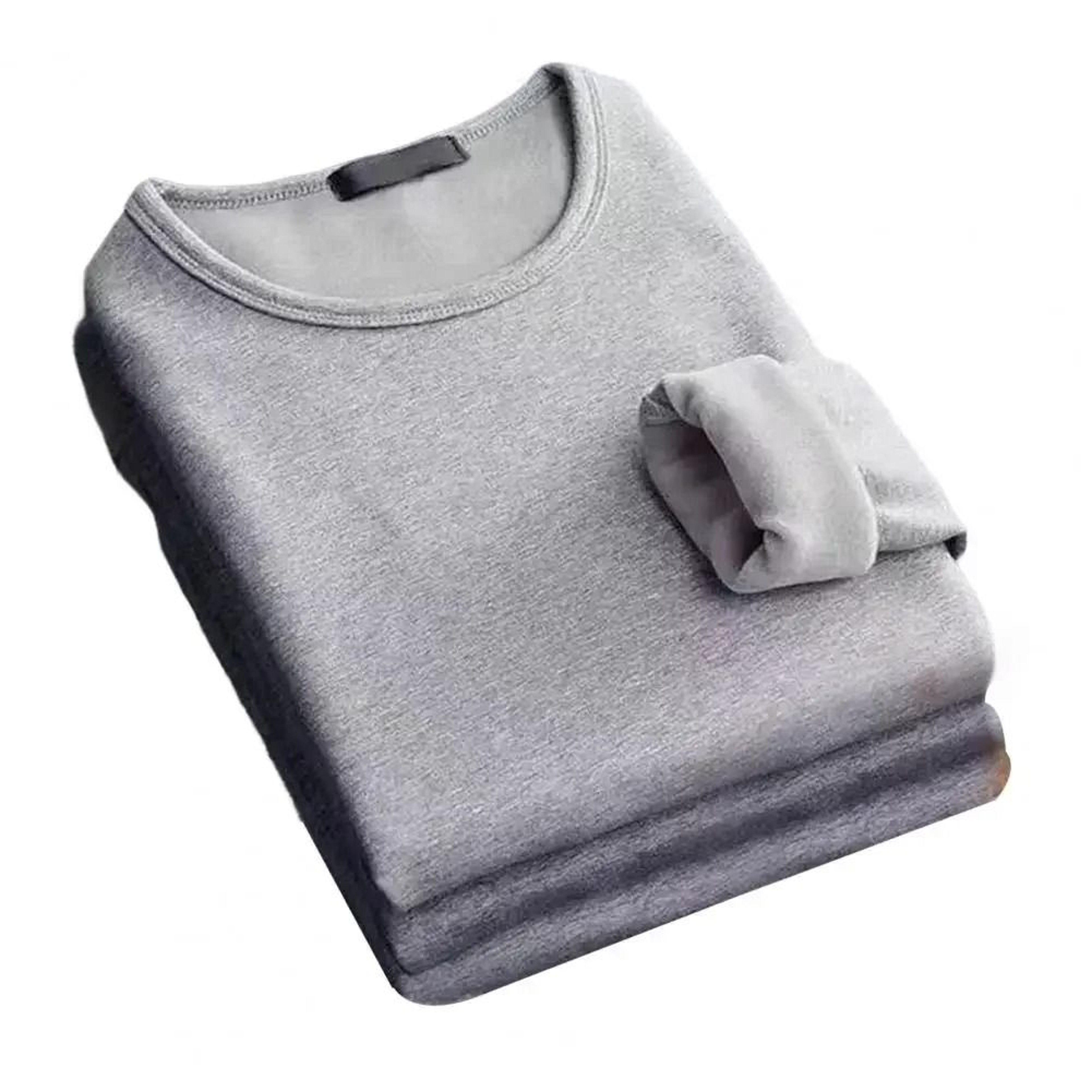 Mens Fleece Lined Thermal Shirt Warm Winter Long Sleeve Base Layer 9
