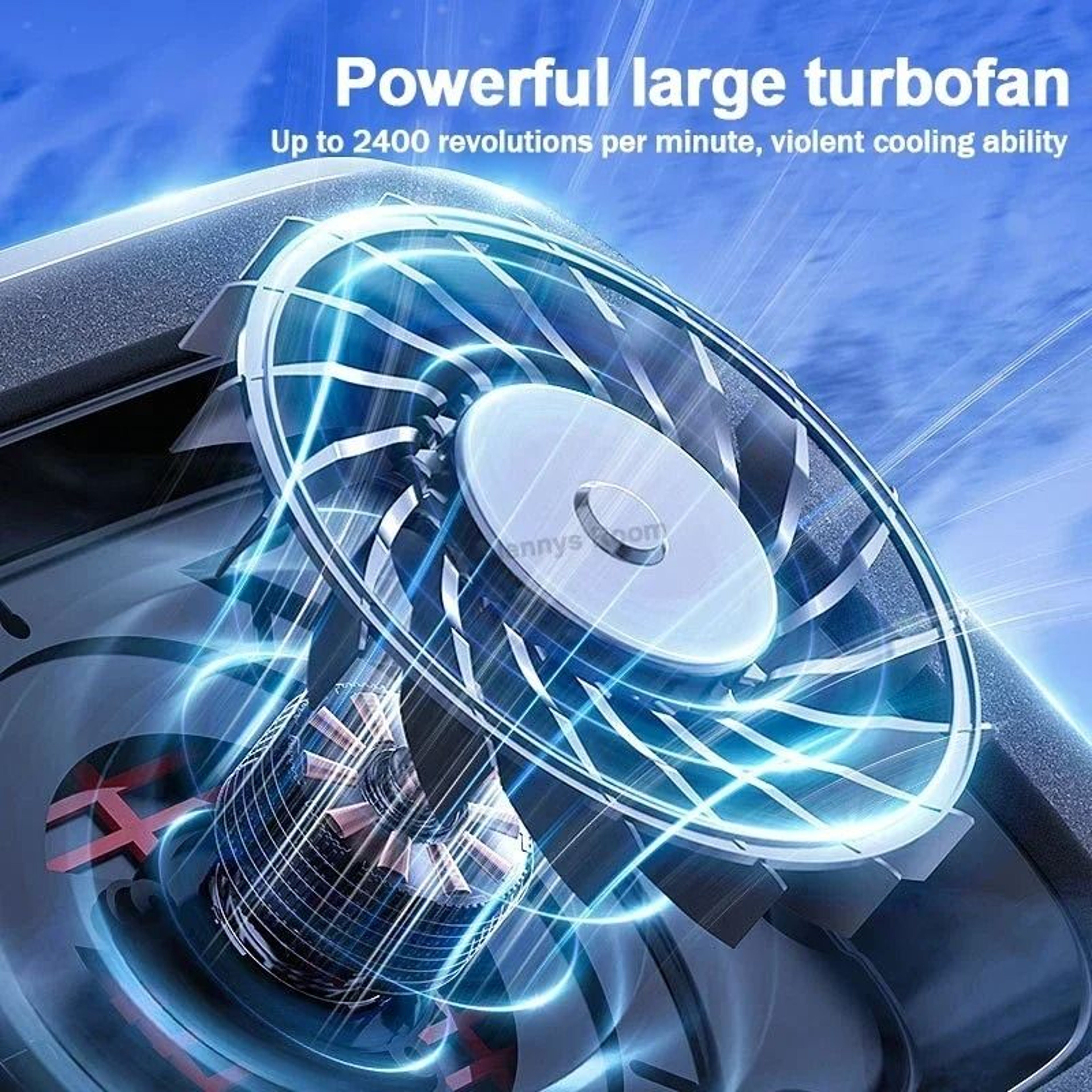 MEMO FL08 Gaming Laptop Cooling Pad Adjustable Laptop Cooler Stand Powerful Fan Cooling Base 9