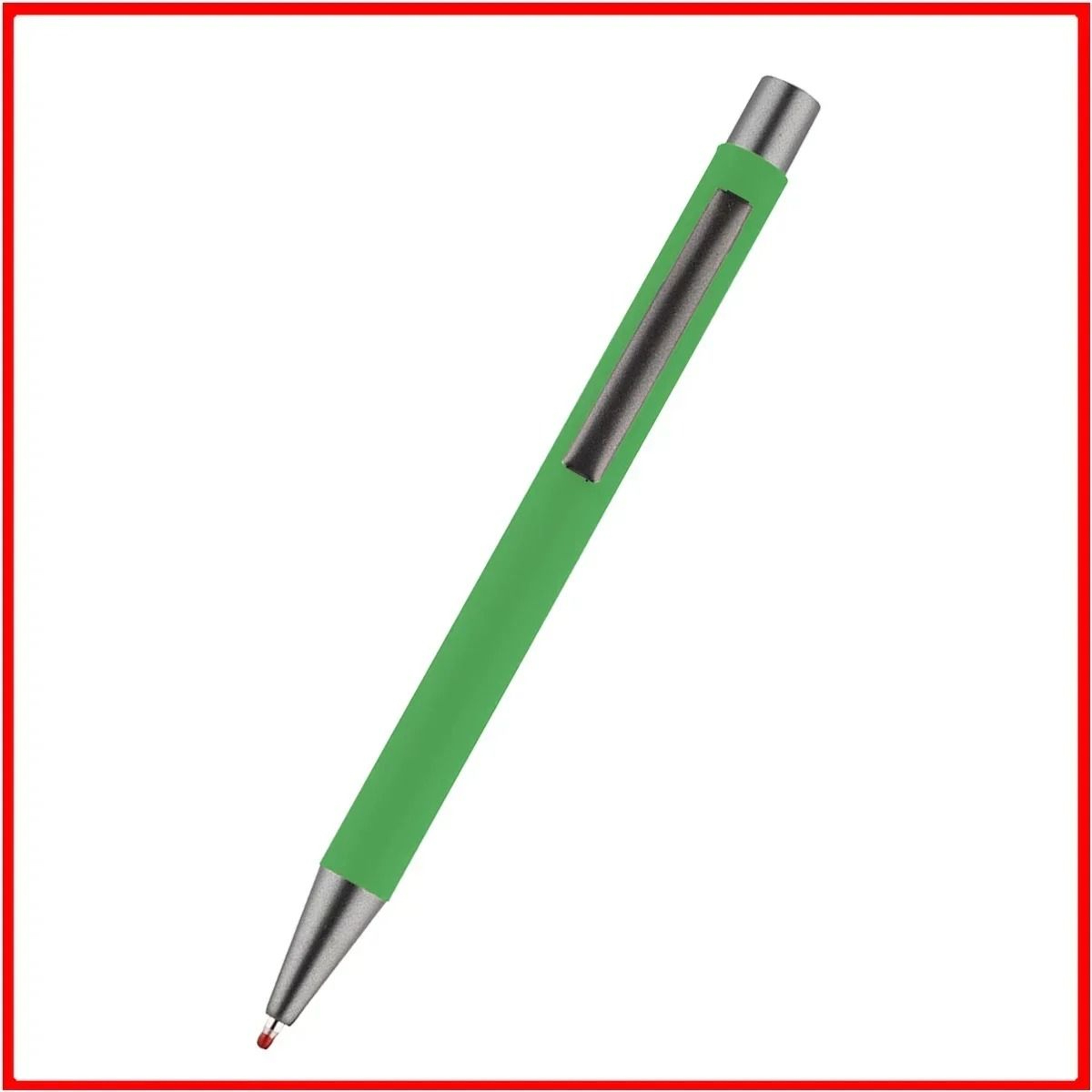 50 Pack Custom Logo Ballpoint Pens Metal Advertising Pens With Laser Engraved Branding 7