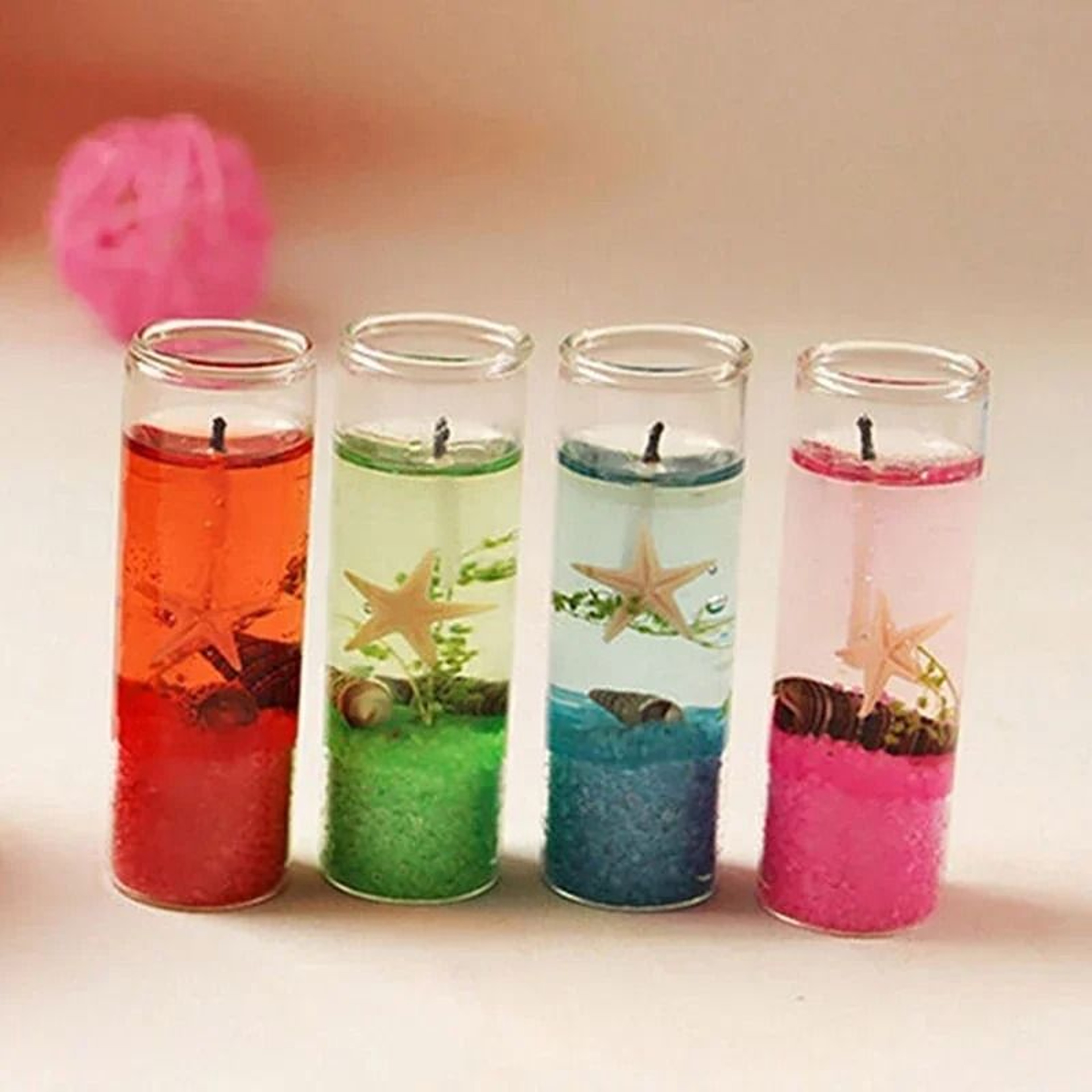 Ocean Shell Jelly Candle Aromatherapy Smokeless Decorative Candle For Romantic Home Decor 2