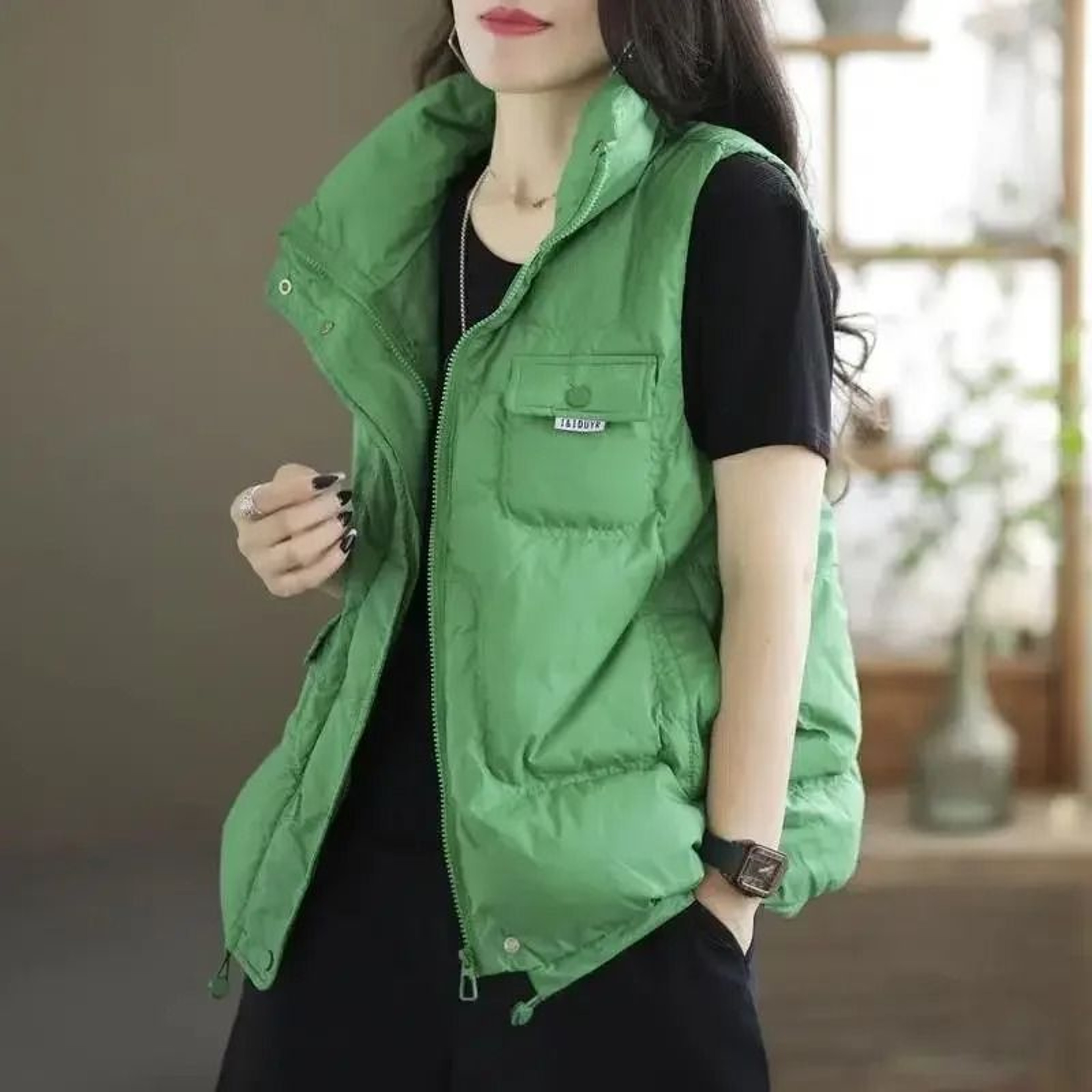 Lightweight Womens Puffer Vest Sleeveless Winter Down Vest Jacket 10