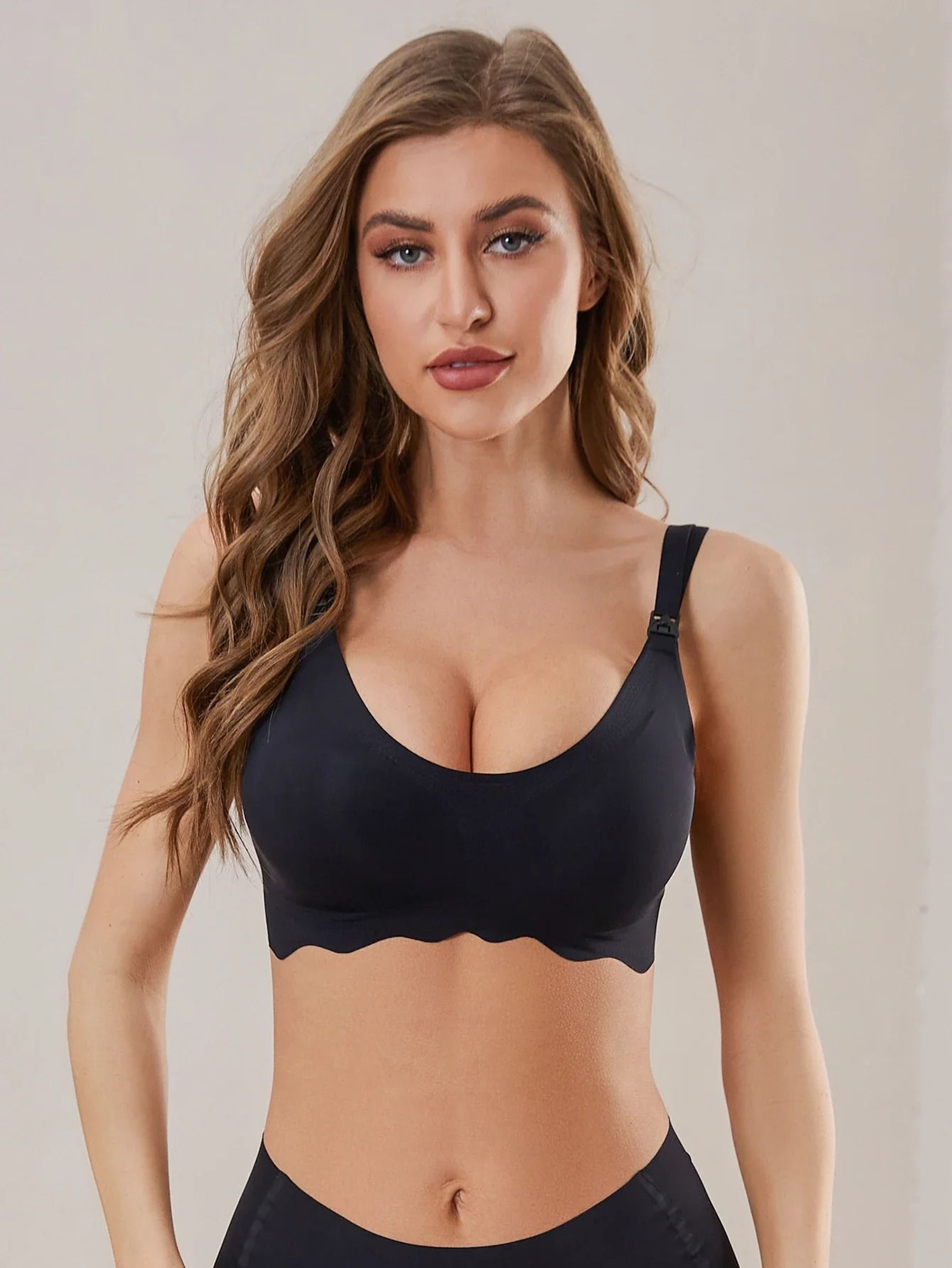 Ultra Thin Breastfeeding Bra Seamless Comfortable Maternity Nursing Bra 9
