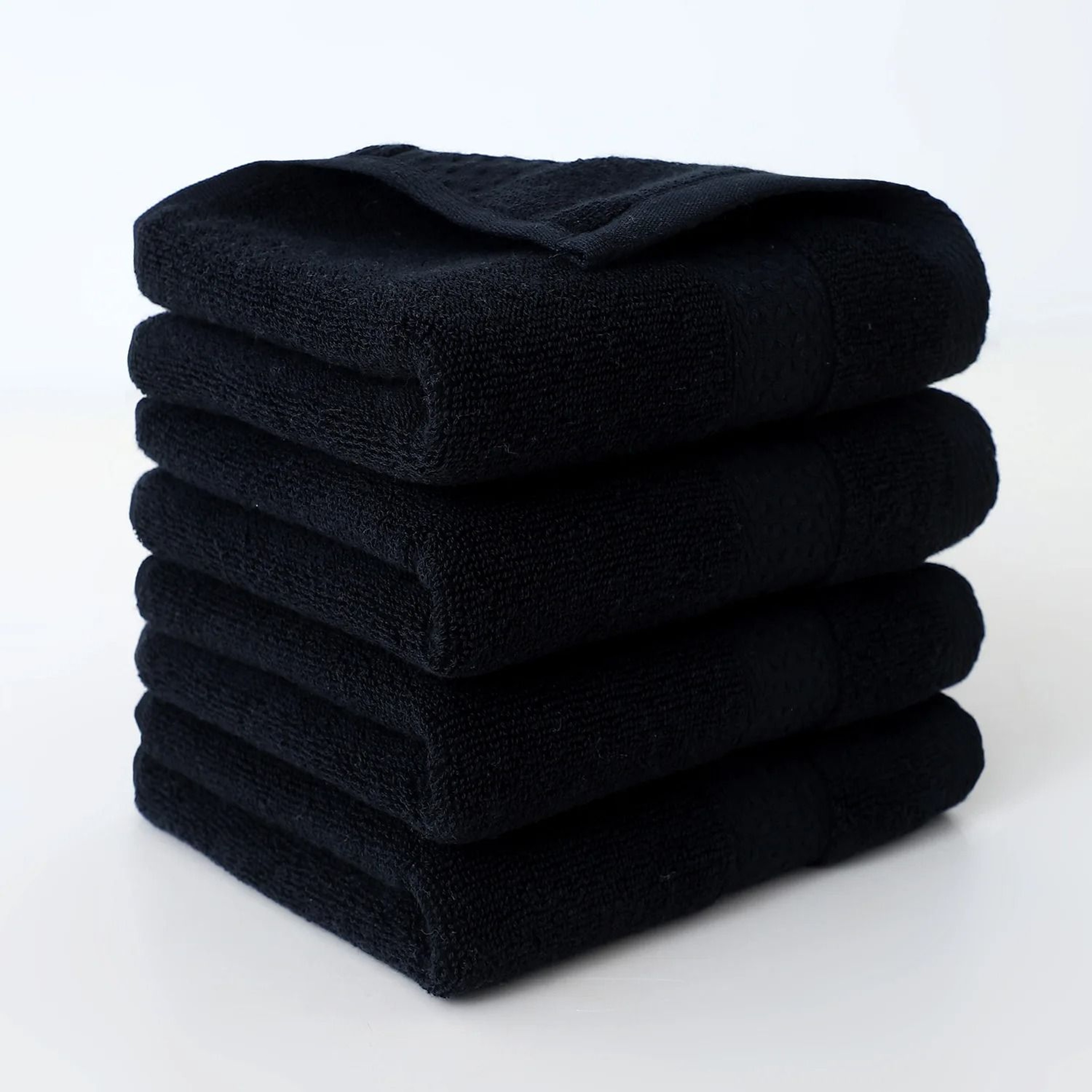 Pure Cotton Square Towels Soft Face Wash Towels Absorbent 30x30cm 4 Pack 3