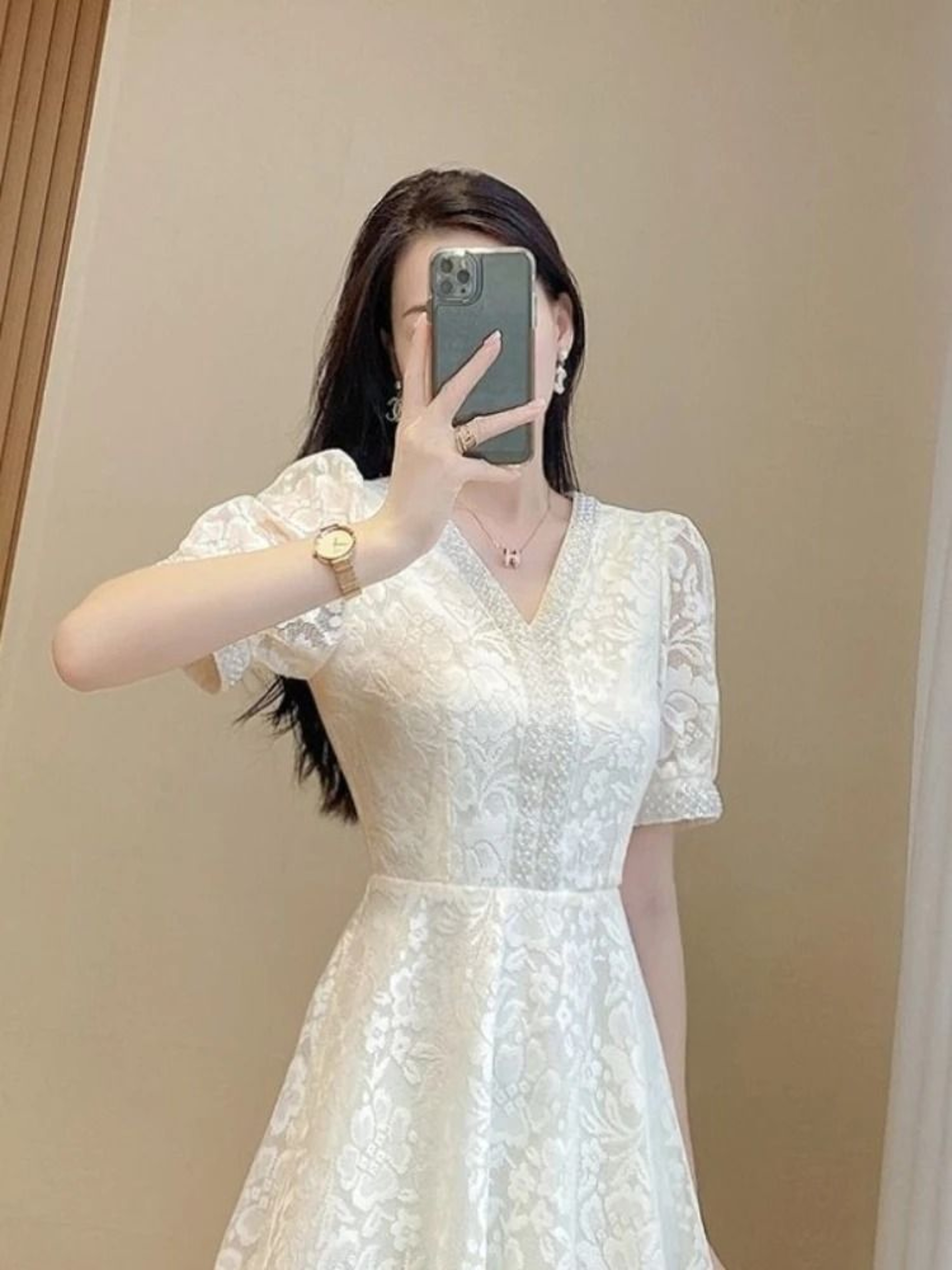 Elegant White Midi Dress Womens Formal Occasion Dress Luxury Birthday Party Dress 7