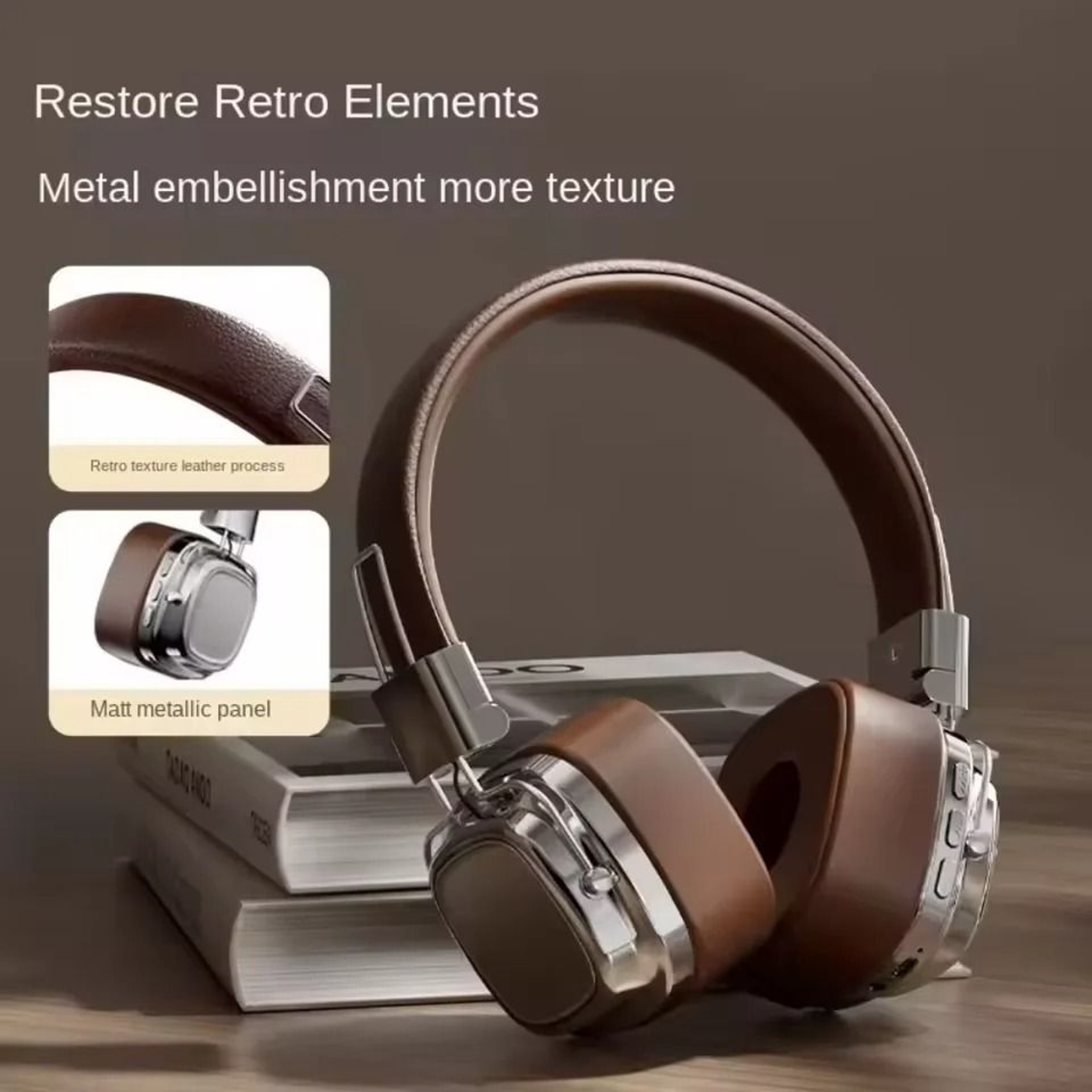 Foldable Wireless Bluetooth Headphones Over Ear Gaming Stereo DJ Headset 7
