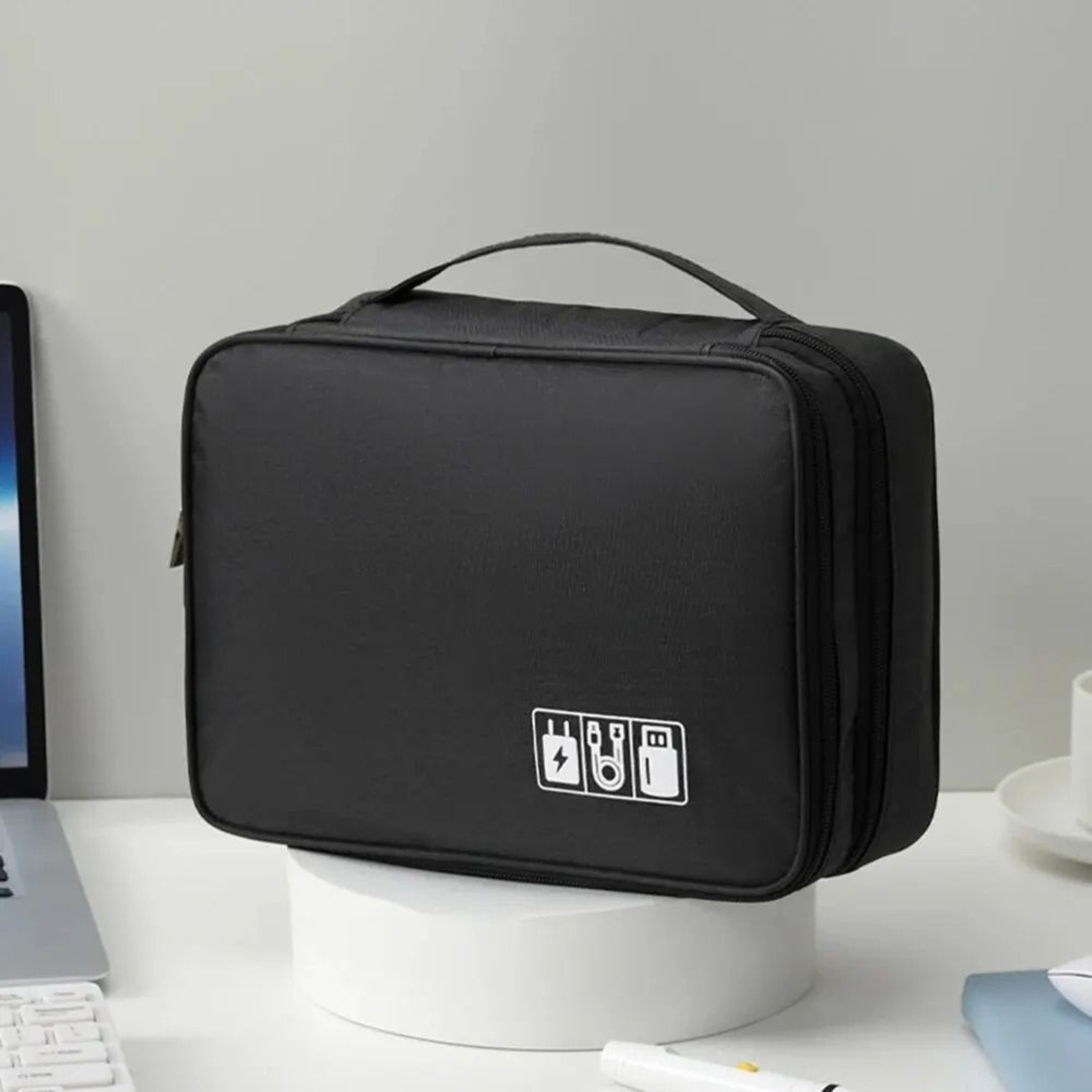 Multifunction Electronics Organizer Bag Cable Storage Travel Tech Accessories Case 1