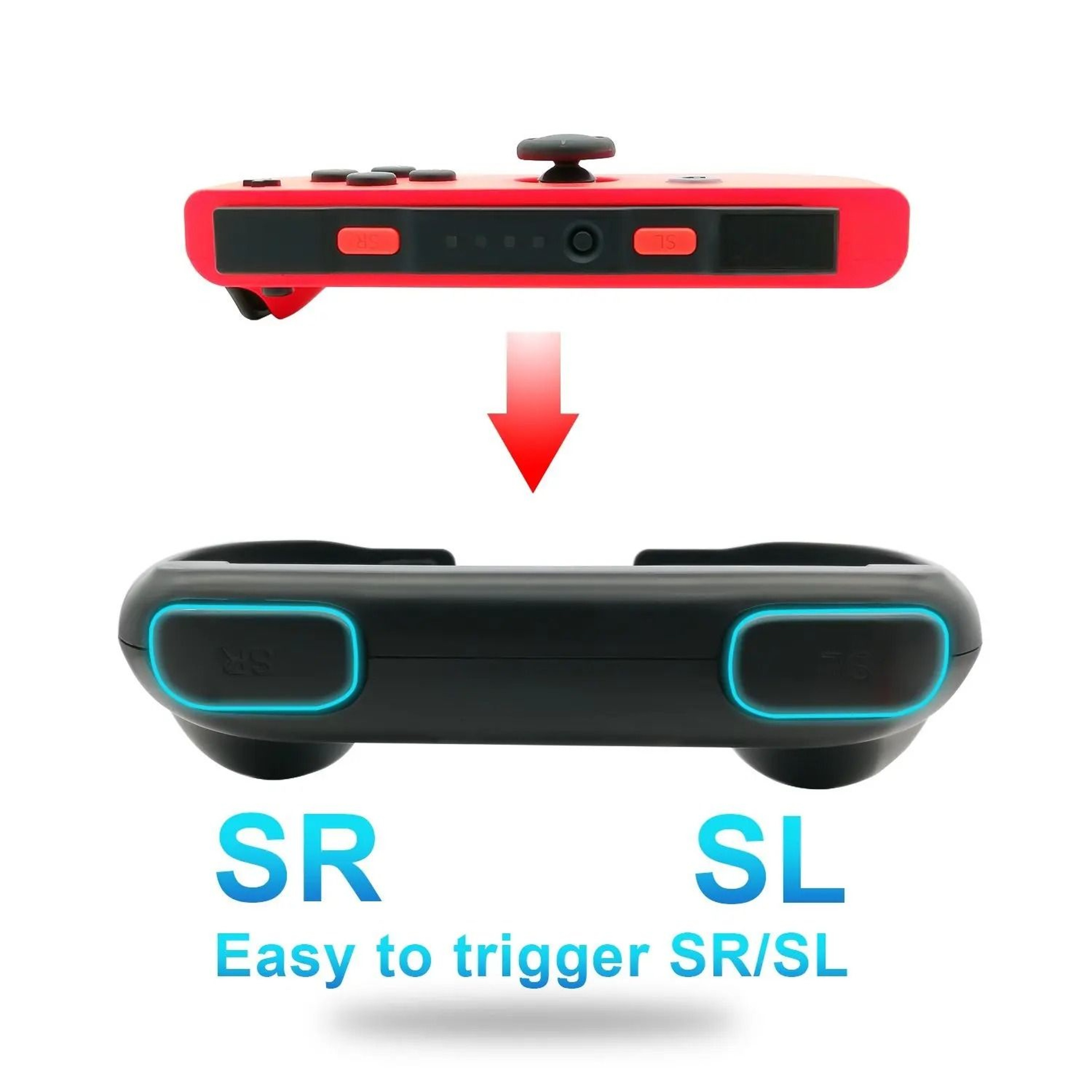 DOBE Nintendo Switch Grip Controller Joy Con Handle Ergonomic Gaming Grip 6