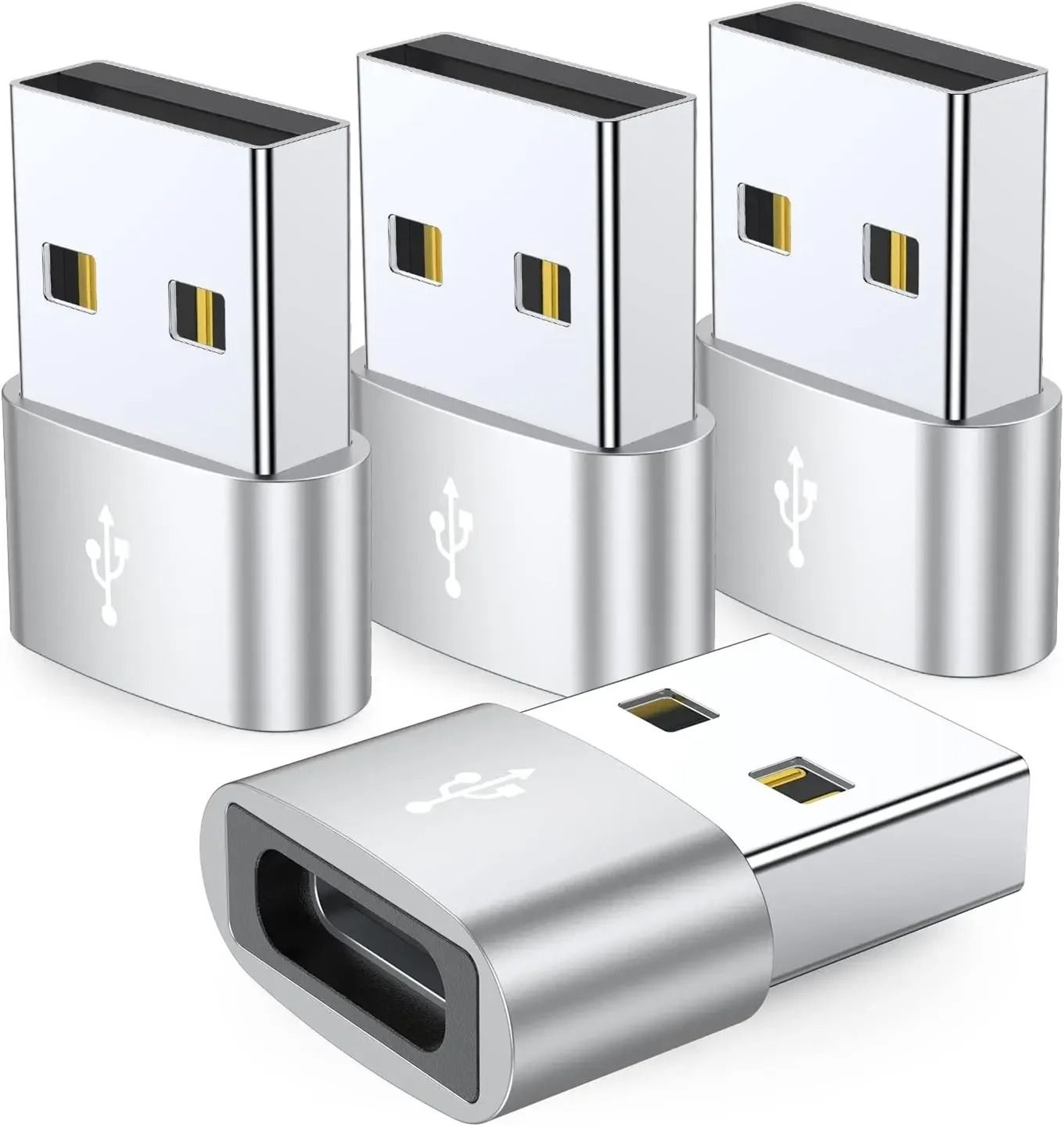 4 Pack USB C To USB A Adapter Type C Female To USB Male Charging Converter 1