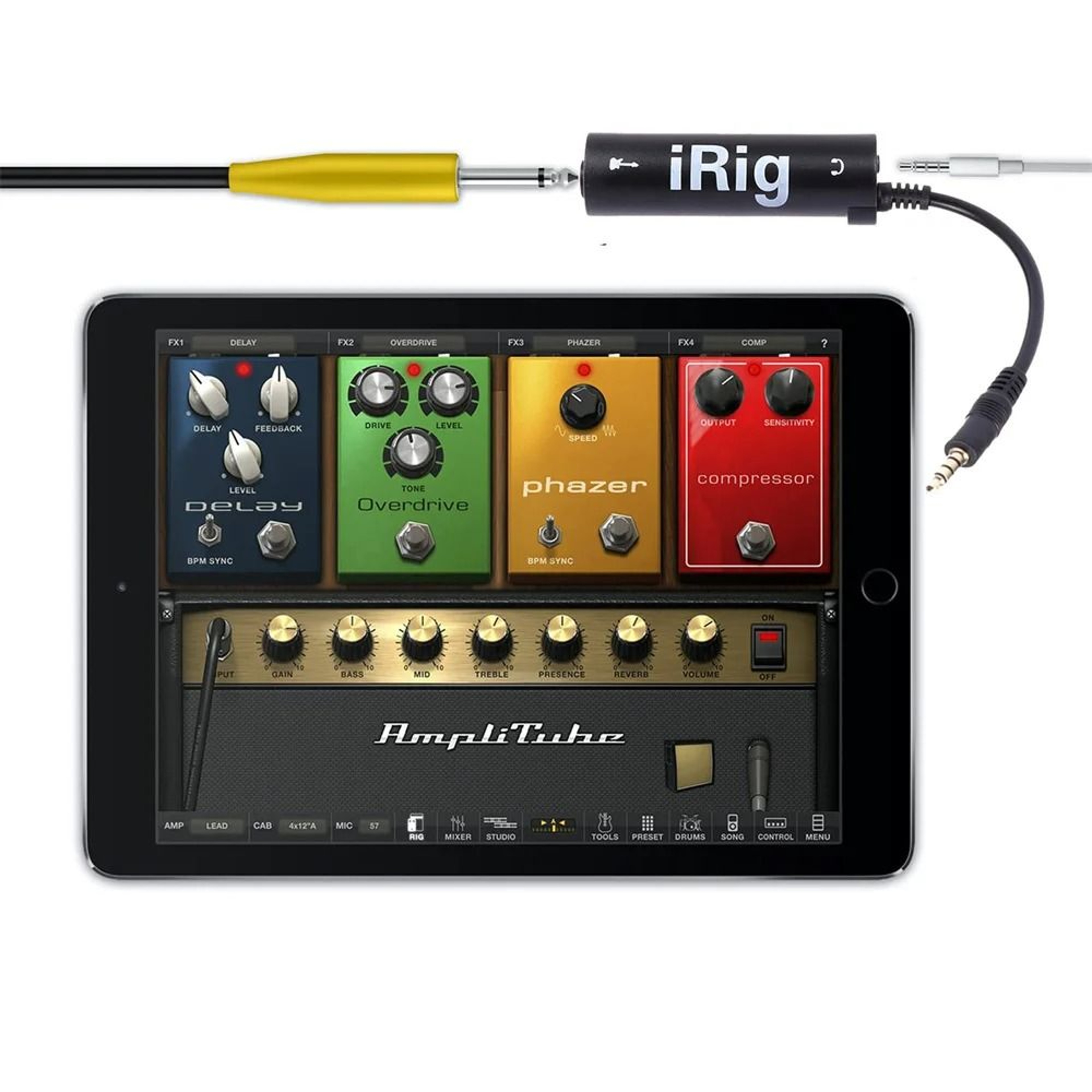 IRig Guitar Interface Adapter 35mm Audio Interface Mobile Recording Cable 2