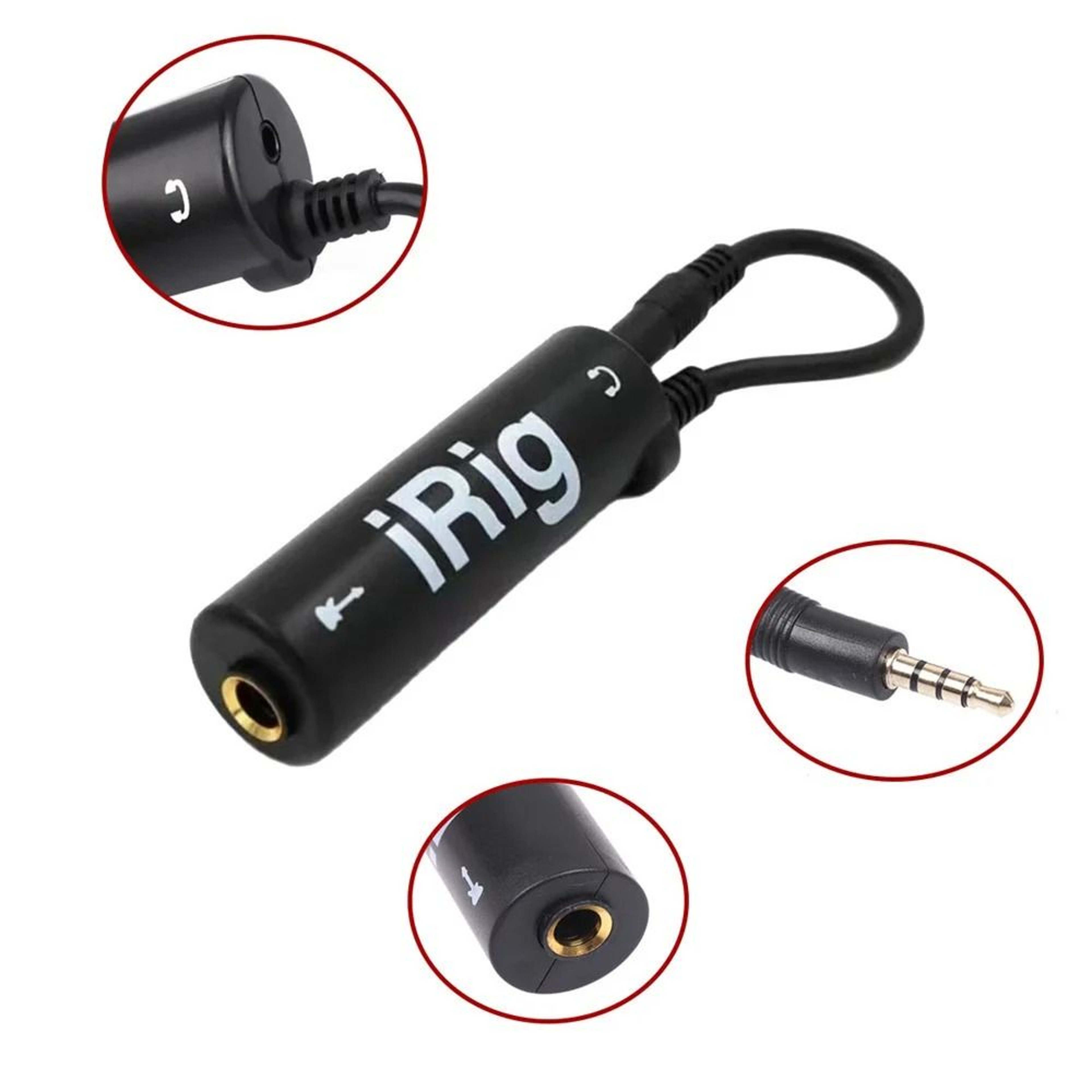 IRig Guitar Interface Adapter 35mm Audio Interface Mobile Recording Cable 6