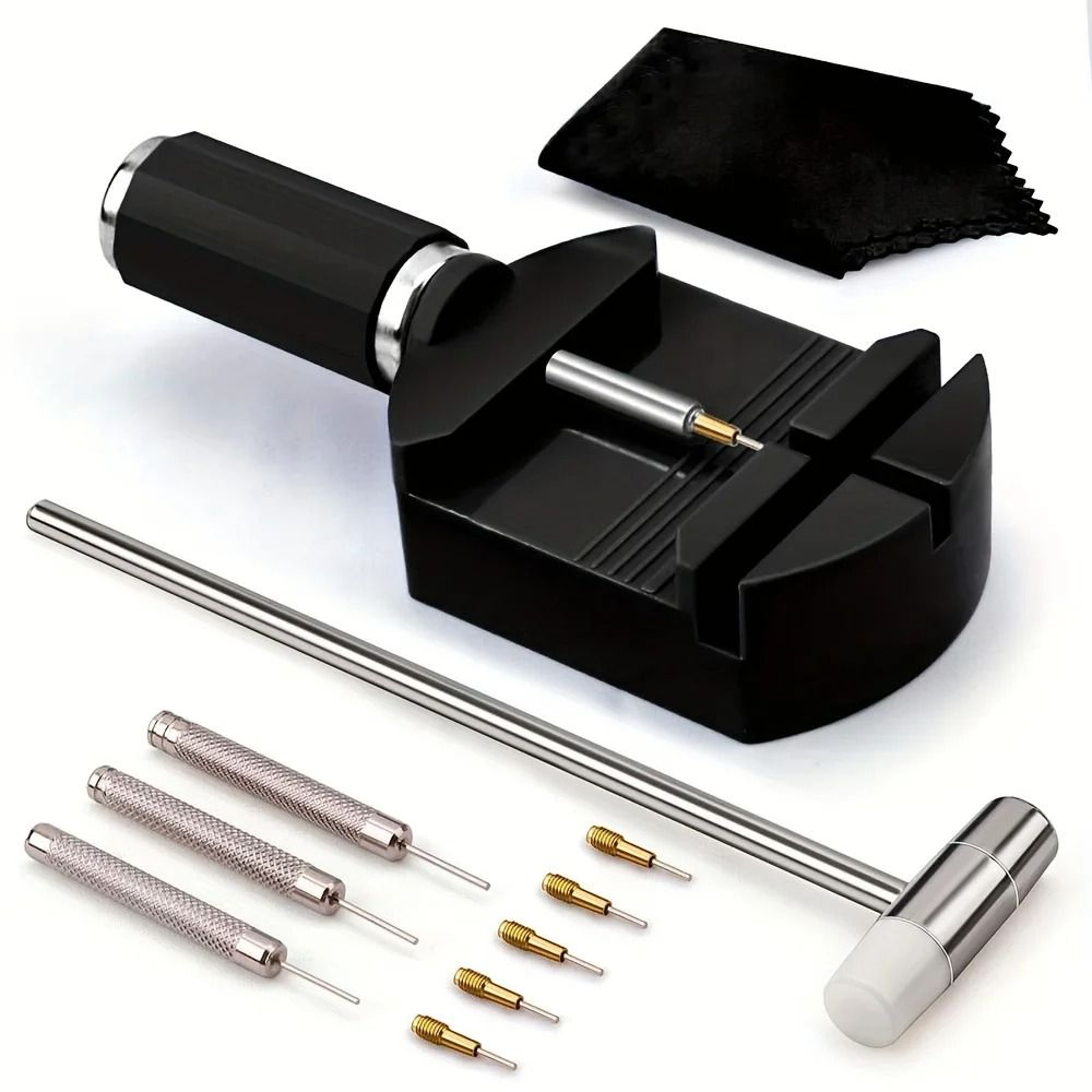 11 Pcs Watch Link Removal Tool Watch Band Adjustment Kit Strap Pin Remover Set 4