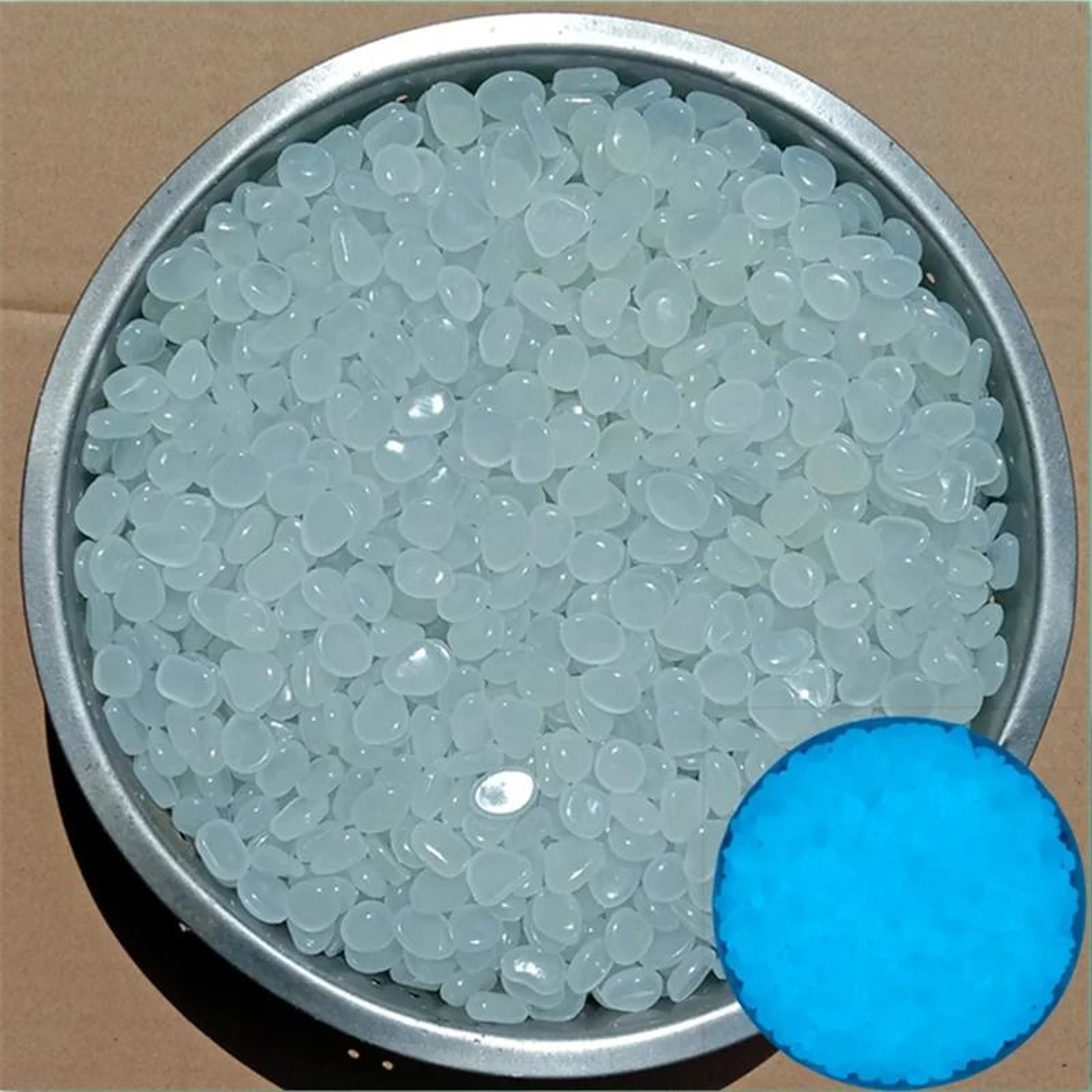 Glow In The Dark Pebbles 500pcs Luminous Garden Decorative Stones 4