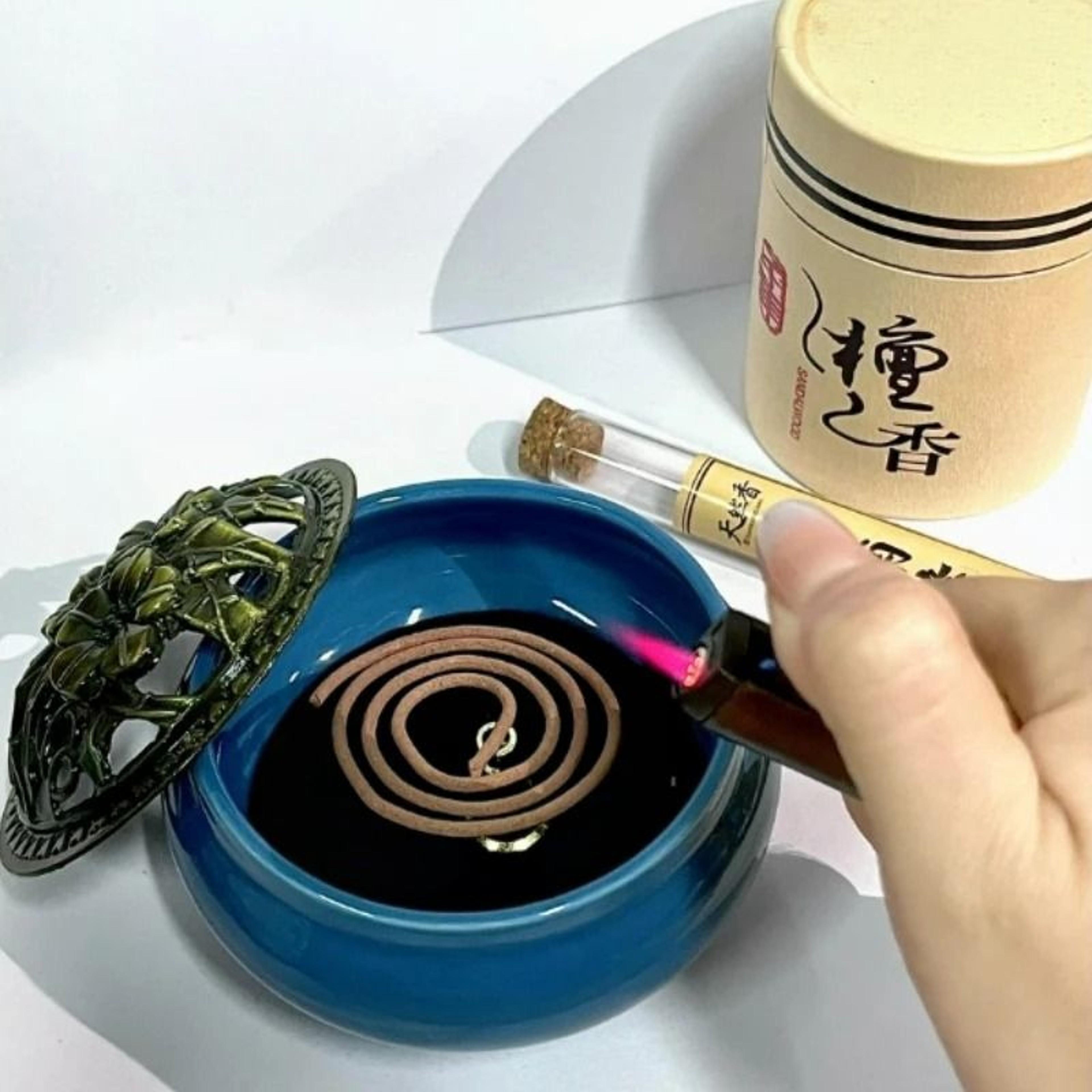 Ge Yao Style Ceramic Incense Burner For Meditation And Zen Home Decor 6