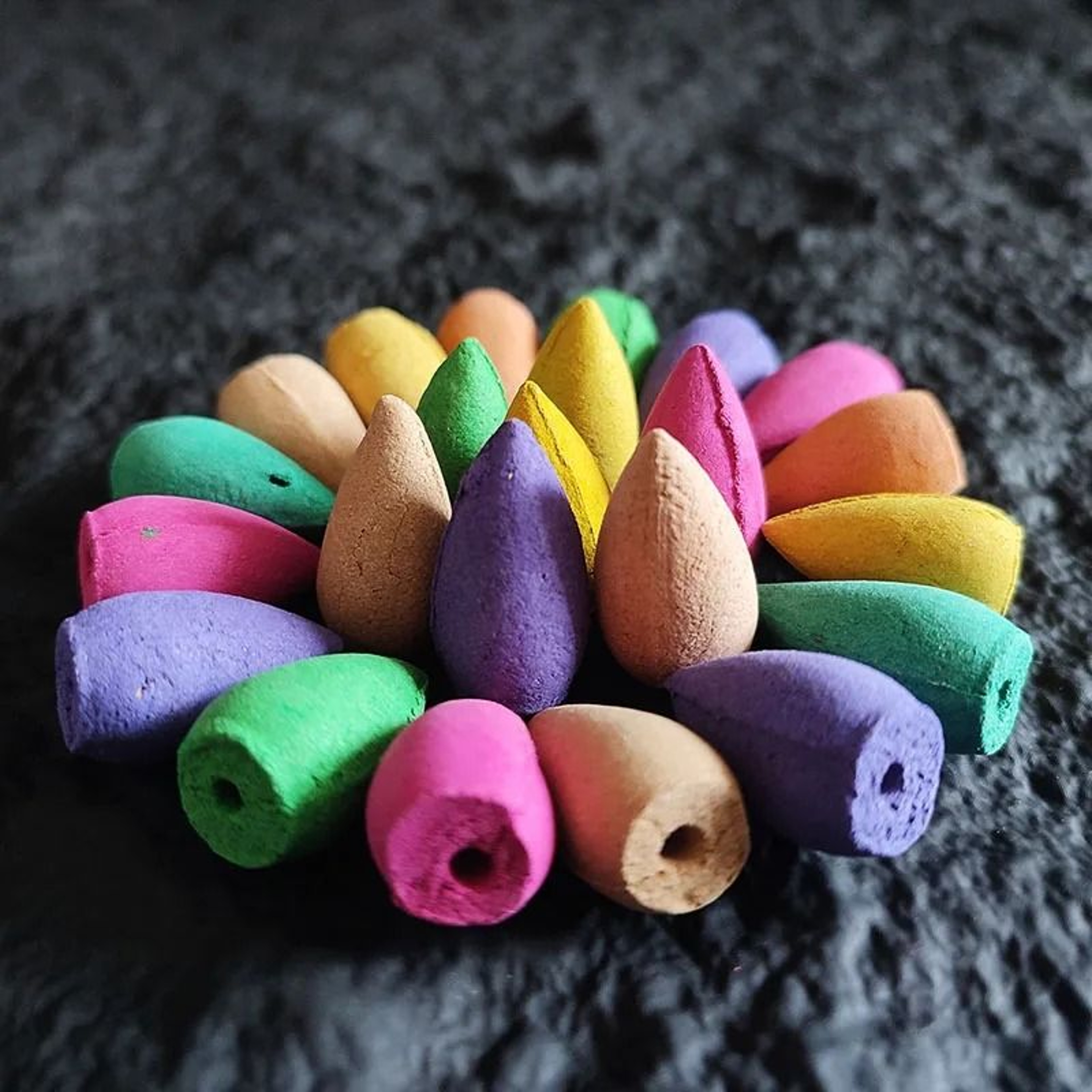 Natural Rose Backflow Incense Cones For Waterfall Burner Aromatherapy 2