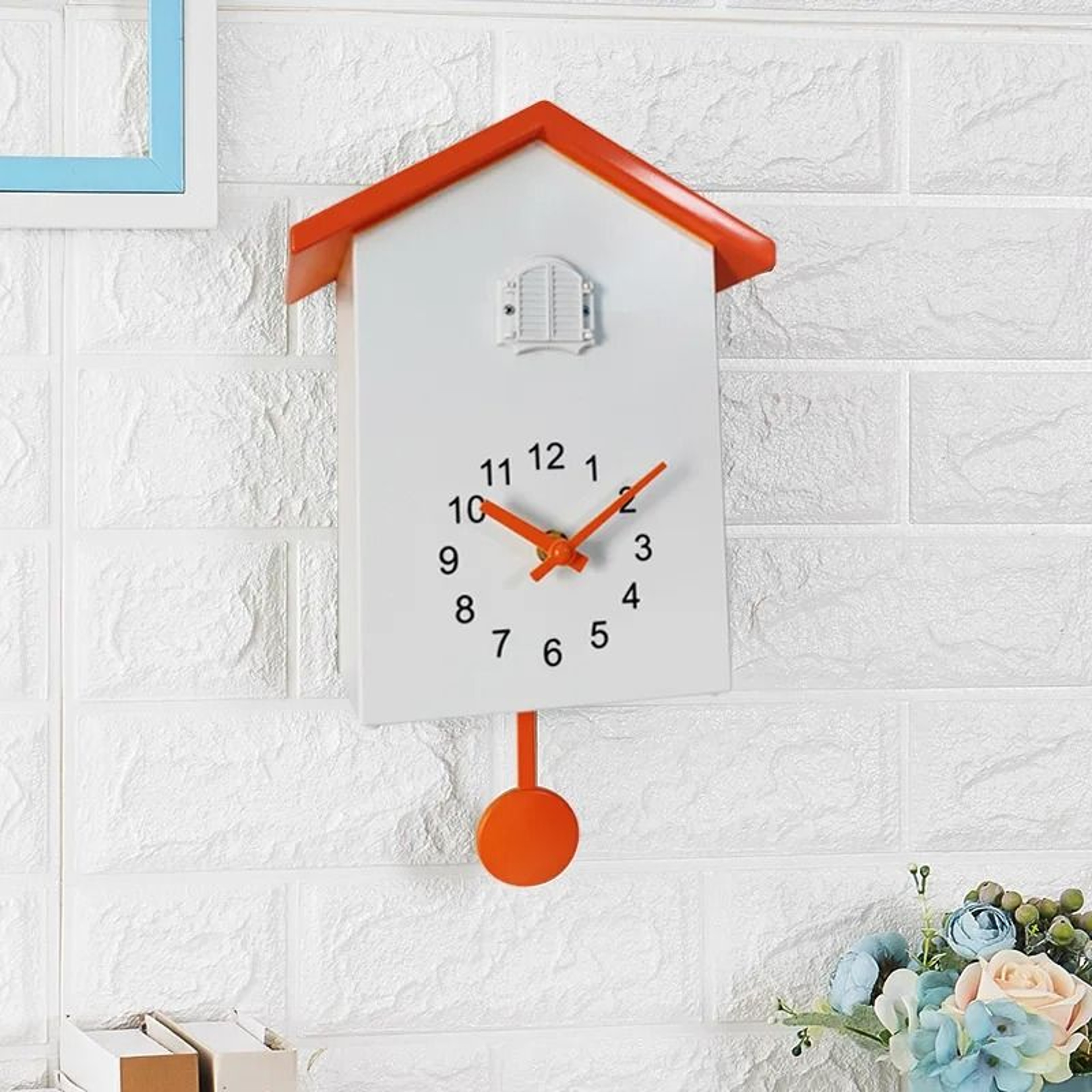 Modern Cuckoo Wall Clock Bird Design Decorative Quartz Home Clock 5