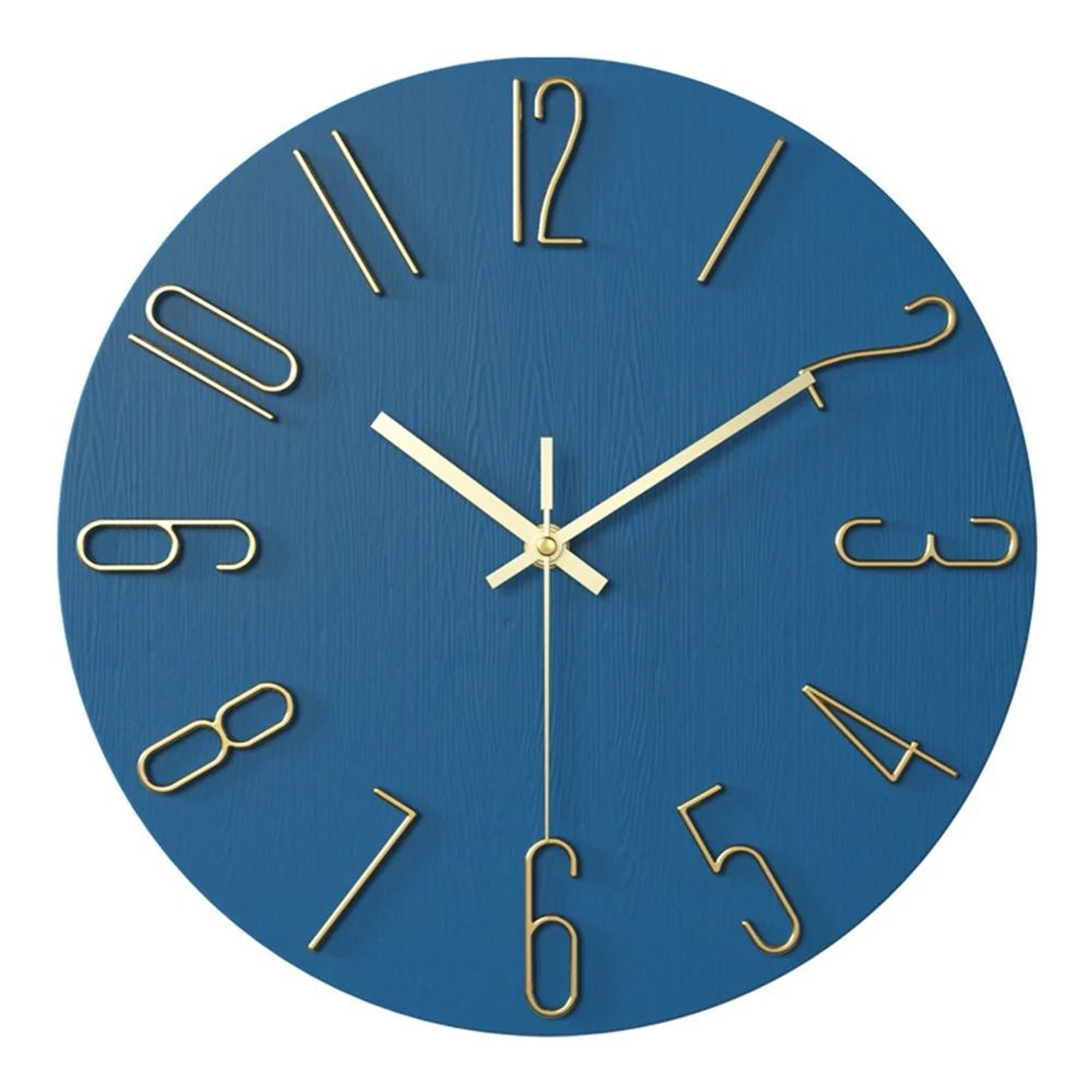12 Inch Silent Analog Wall Clock Battery Powered Classic Home Office Design 4