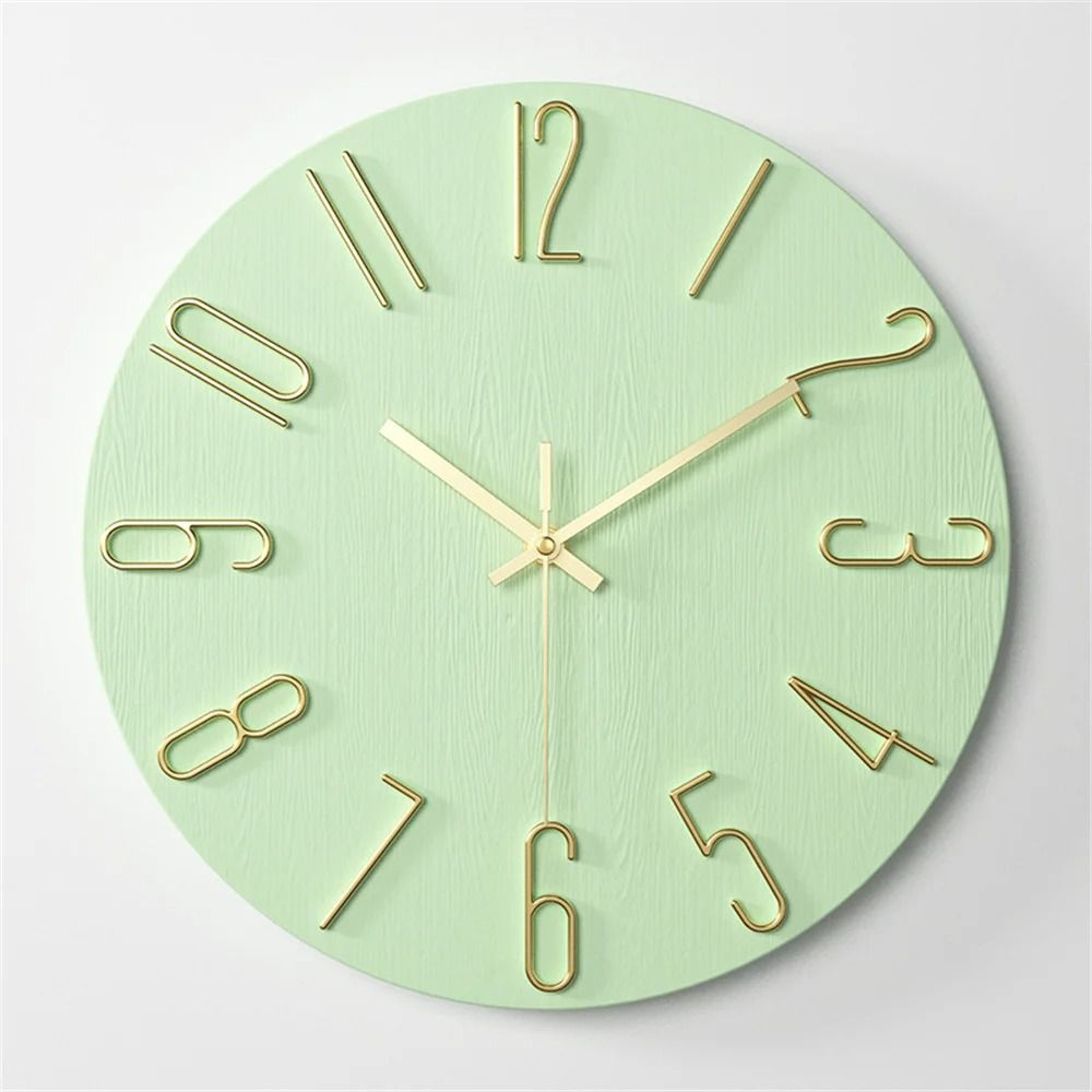 12 Inch Silent Analog Wall Clock Battery Powered Classic Home Office Design 5