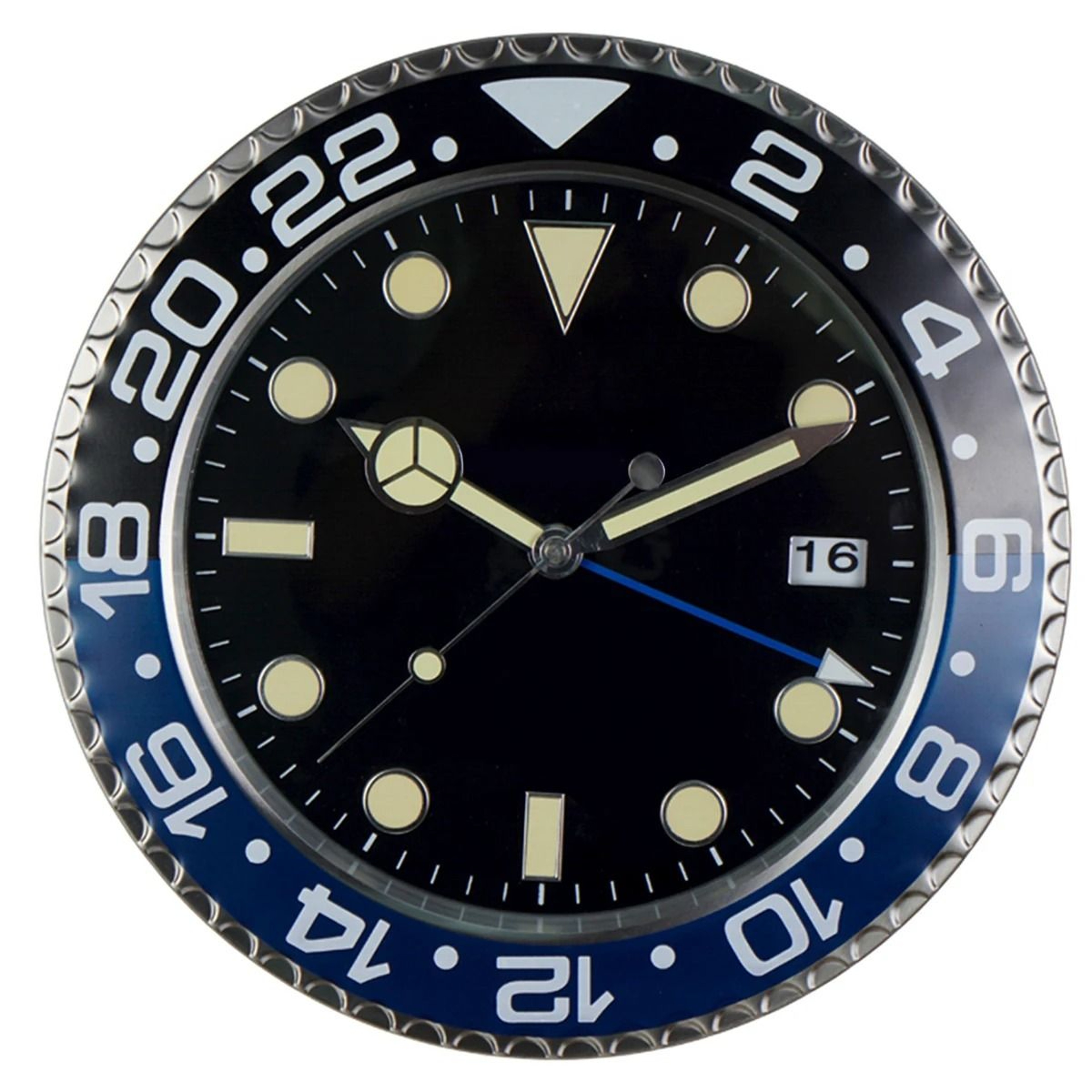 Modern Minimalist Metal Wall Clock With Luminous Silent Quartz Design 1