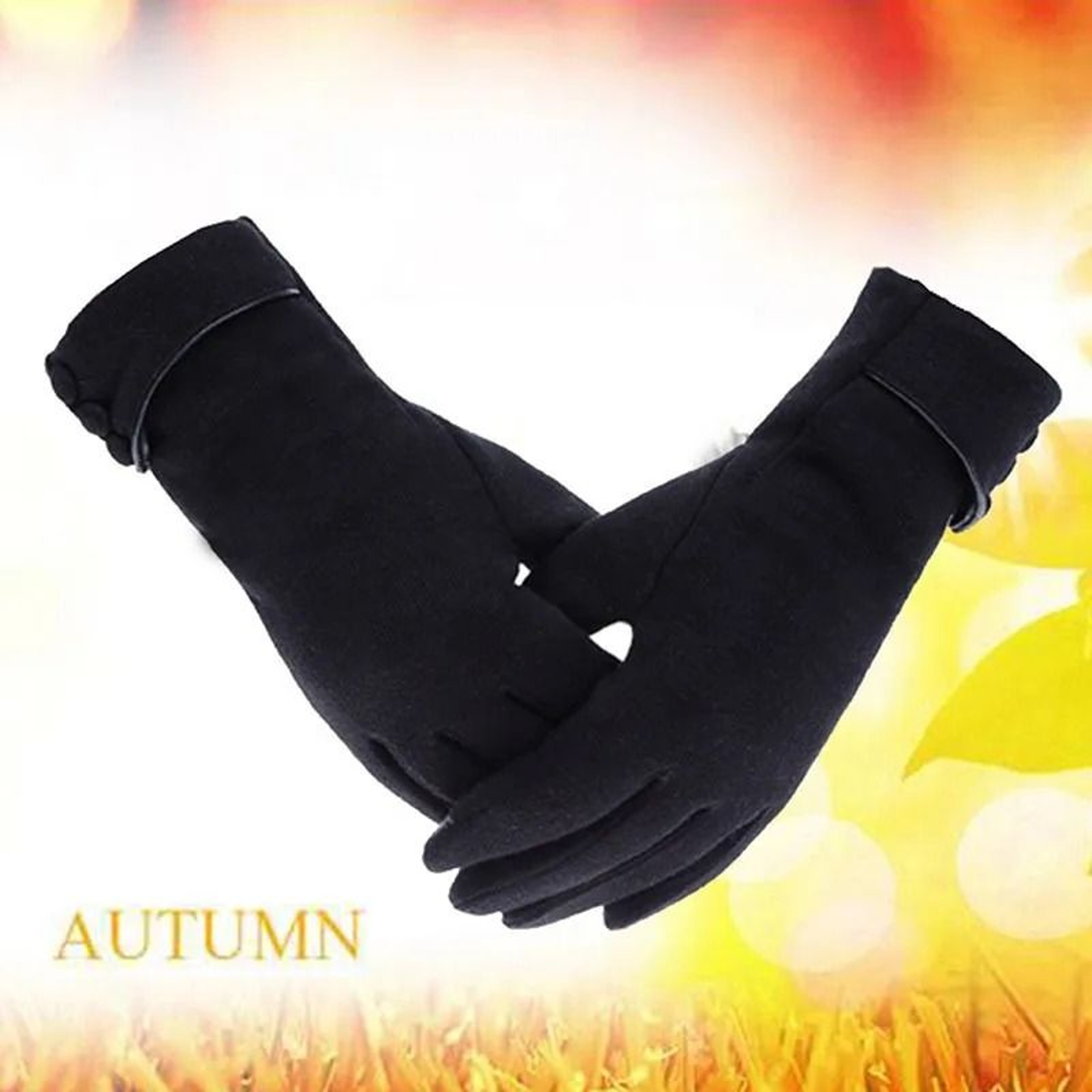 Womens Winter Gloves Touch Screen Thermal Fleece Lined Warm Full Finger Gloves 4