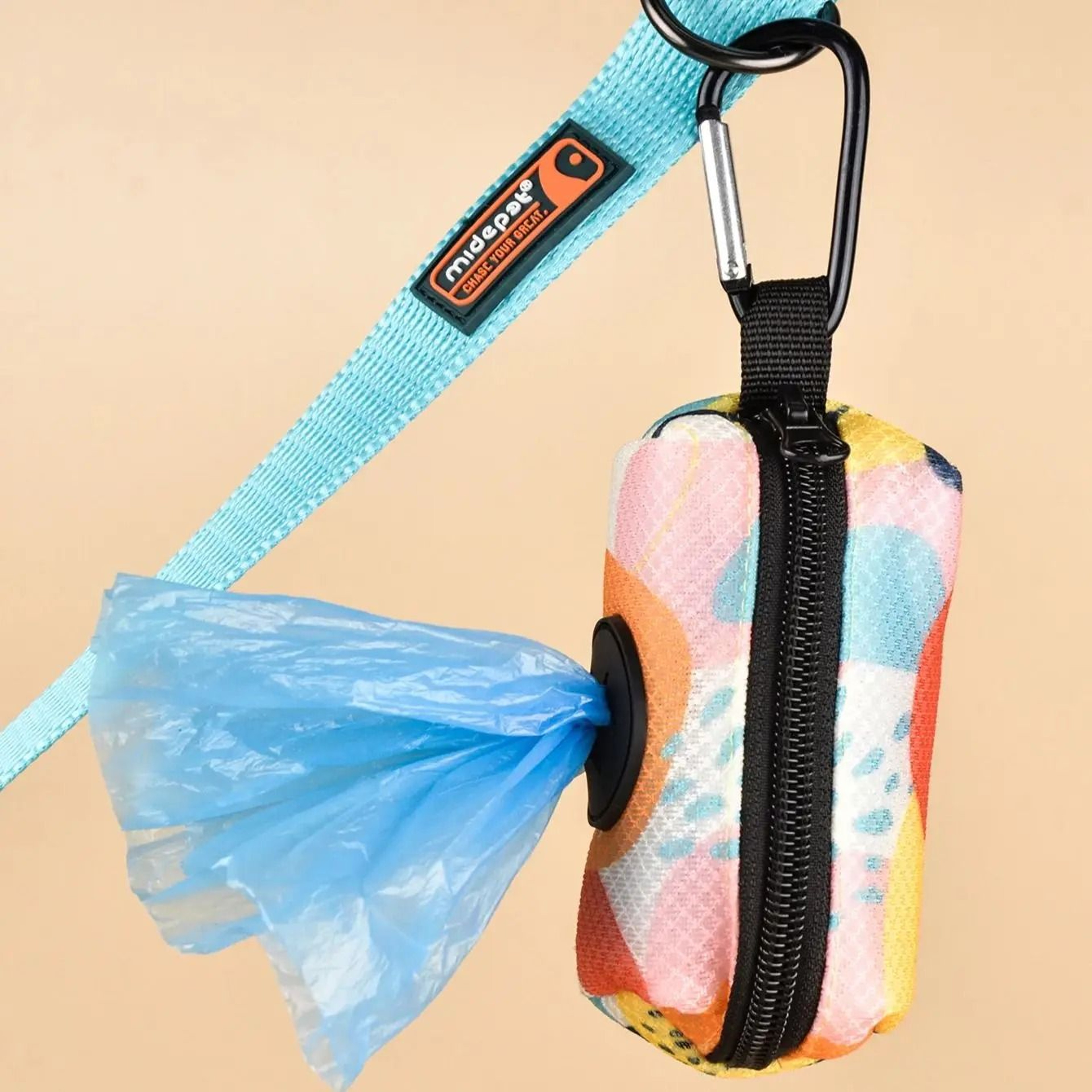 Dog Poop Bag Holder Portable Pet Waste Bag Dispenser For Leash 8