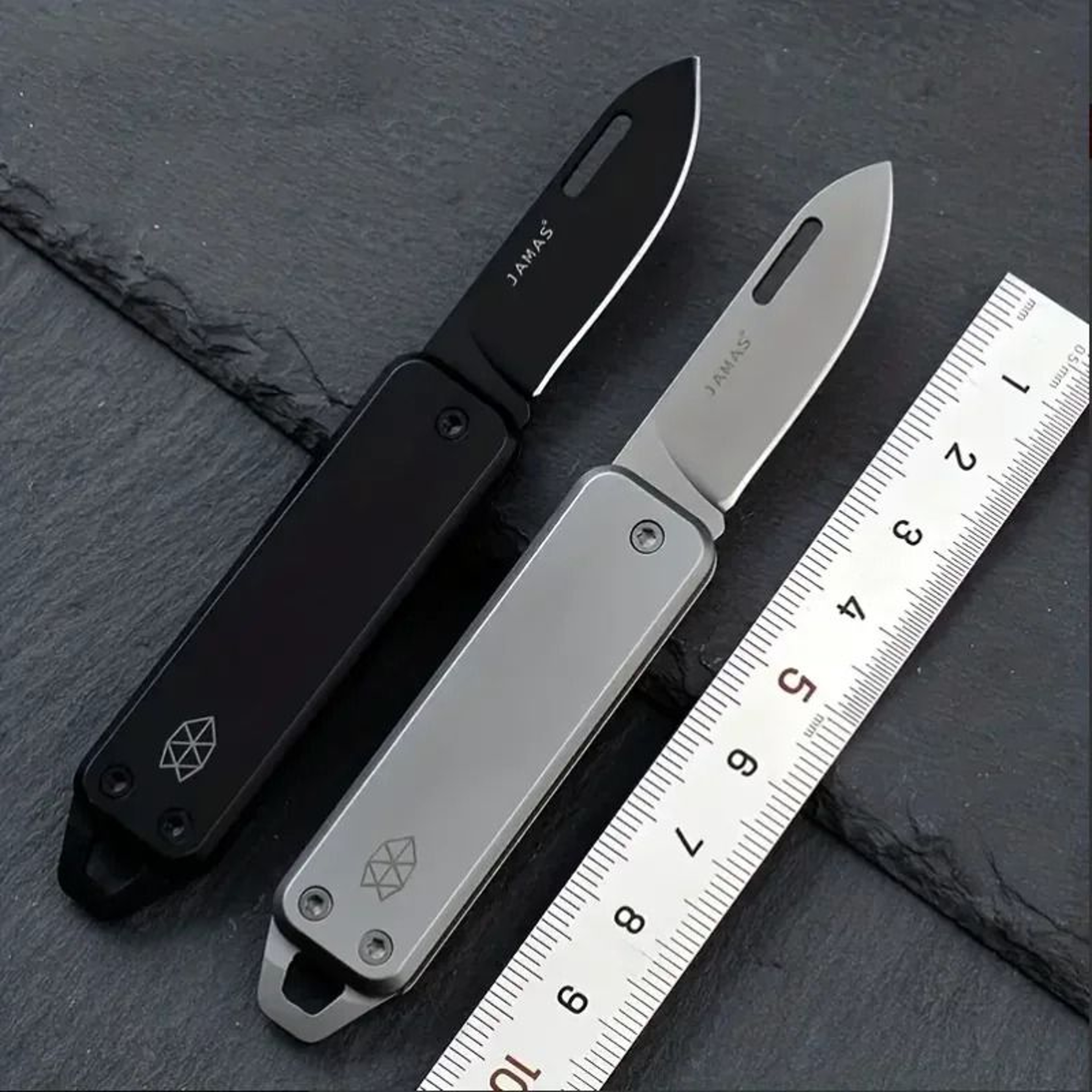 Mini Folding Utility Knife Portable Box Cutter Keychain Compact Tool 0