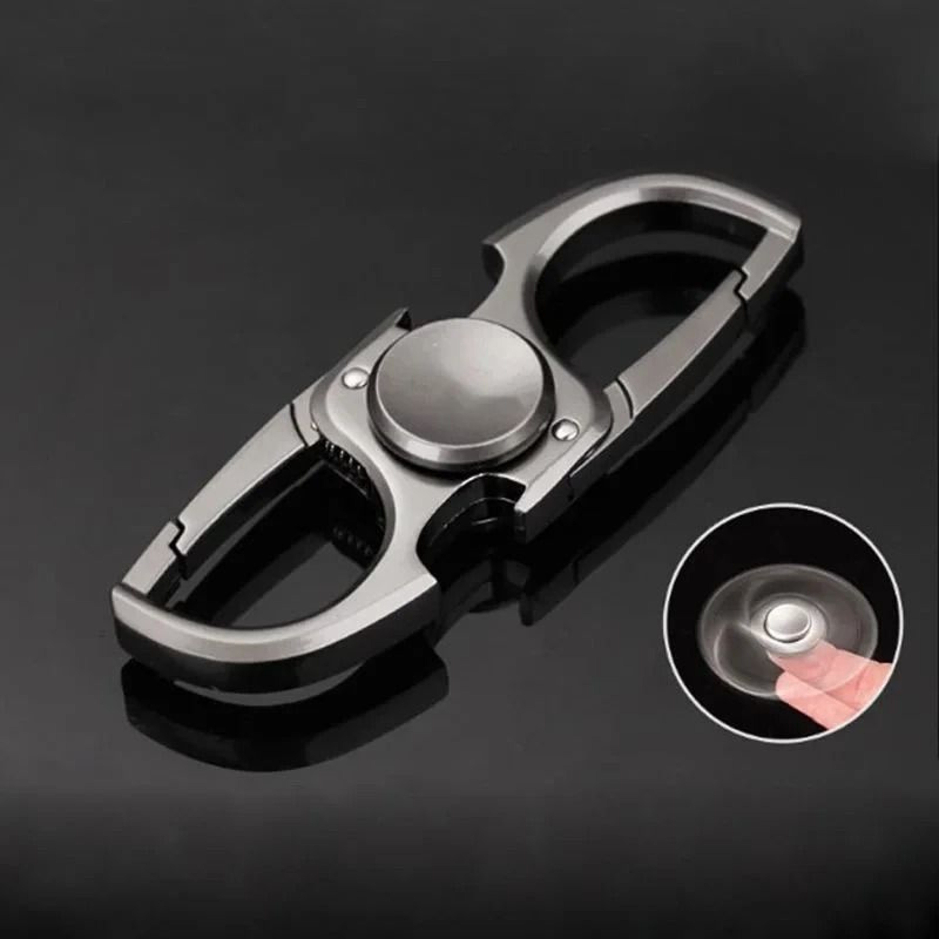 Fidget Spinner Keychain Bottle Opener Stress Relief Finger Spinner Toy 8