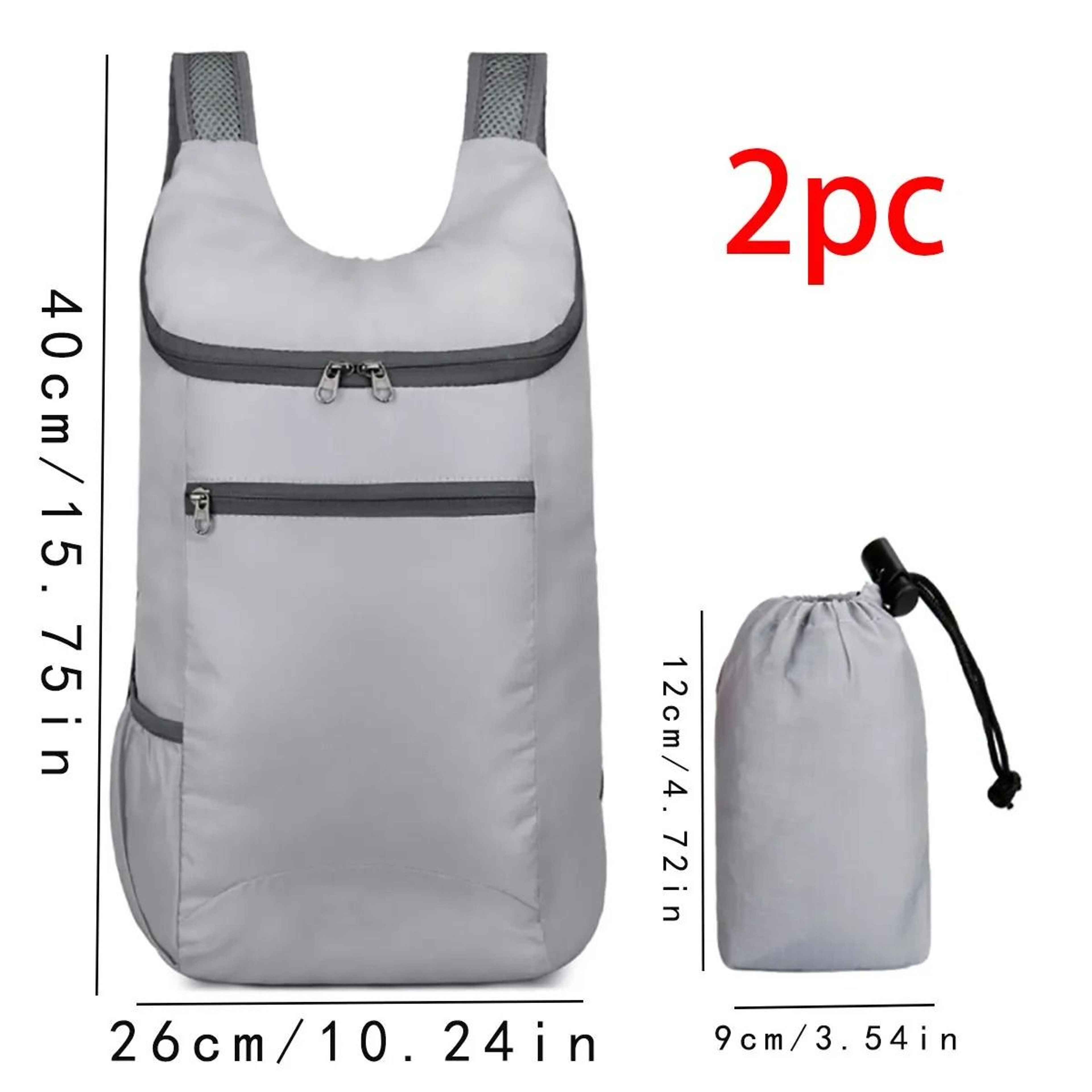Foldable Travel Backpack Waterproof Weekend Travel Bag Lightweight Large Capacity Backpack 8