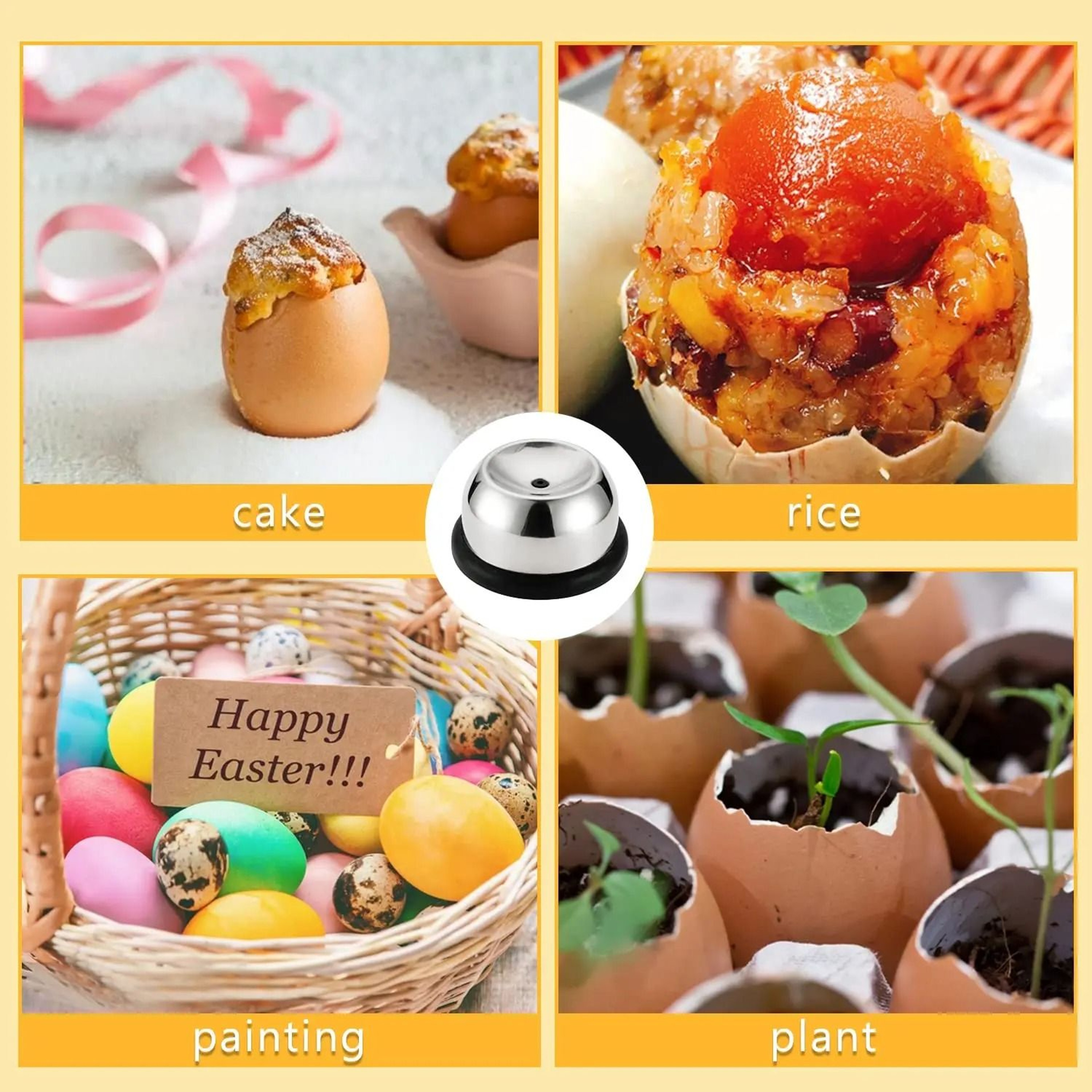 Stainless Steel Egg Piercer Tool For Perfect Boiled Eggs 4