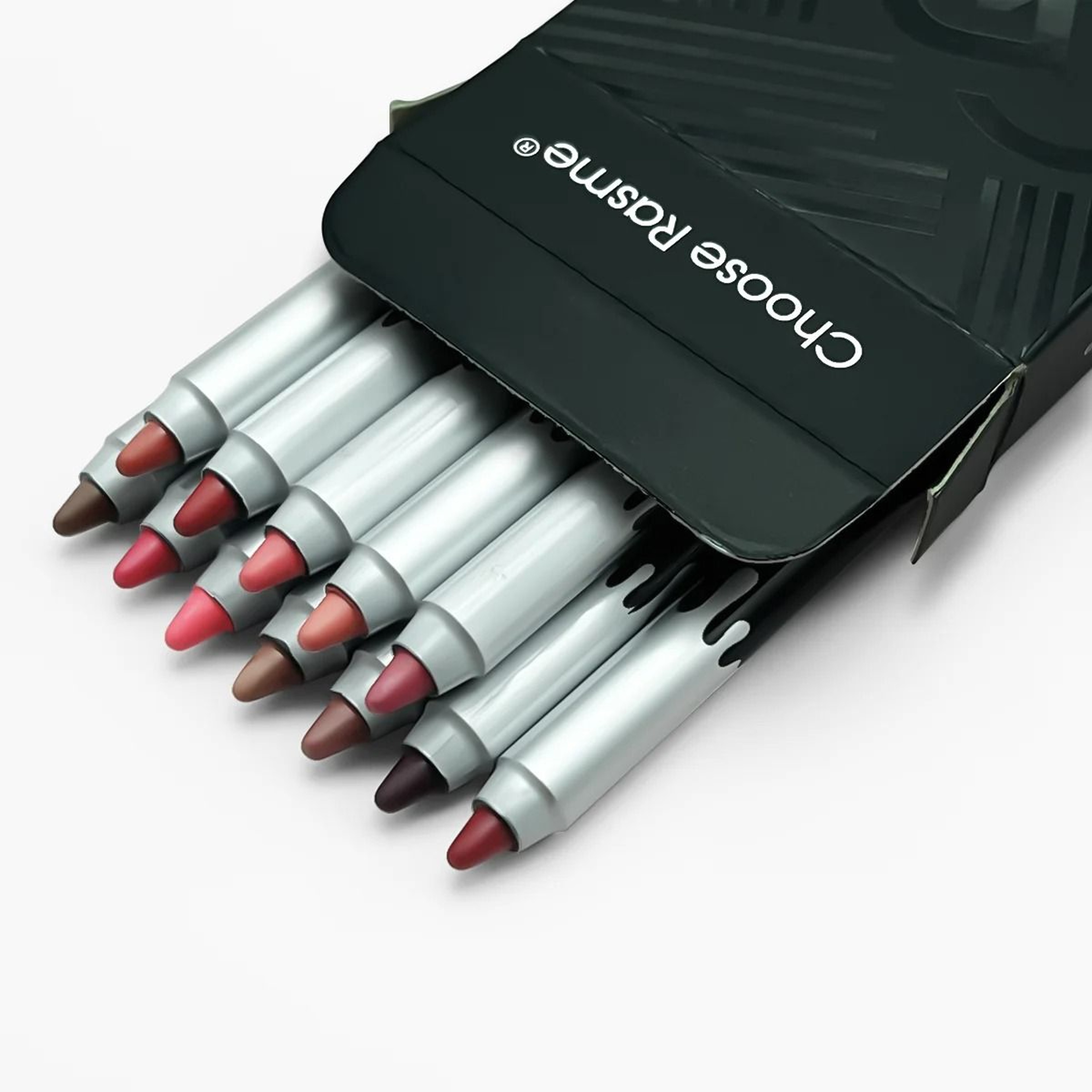 Matte Lip Liner Set 12 Color Long Lasting Lipstick Pencil Kit 3