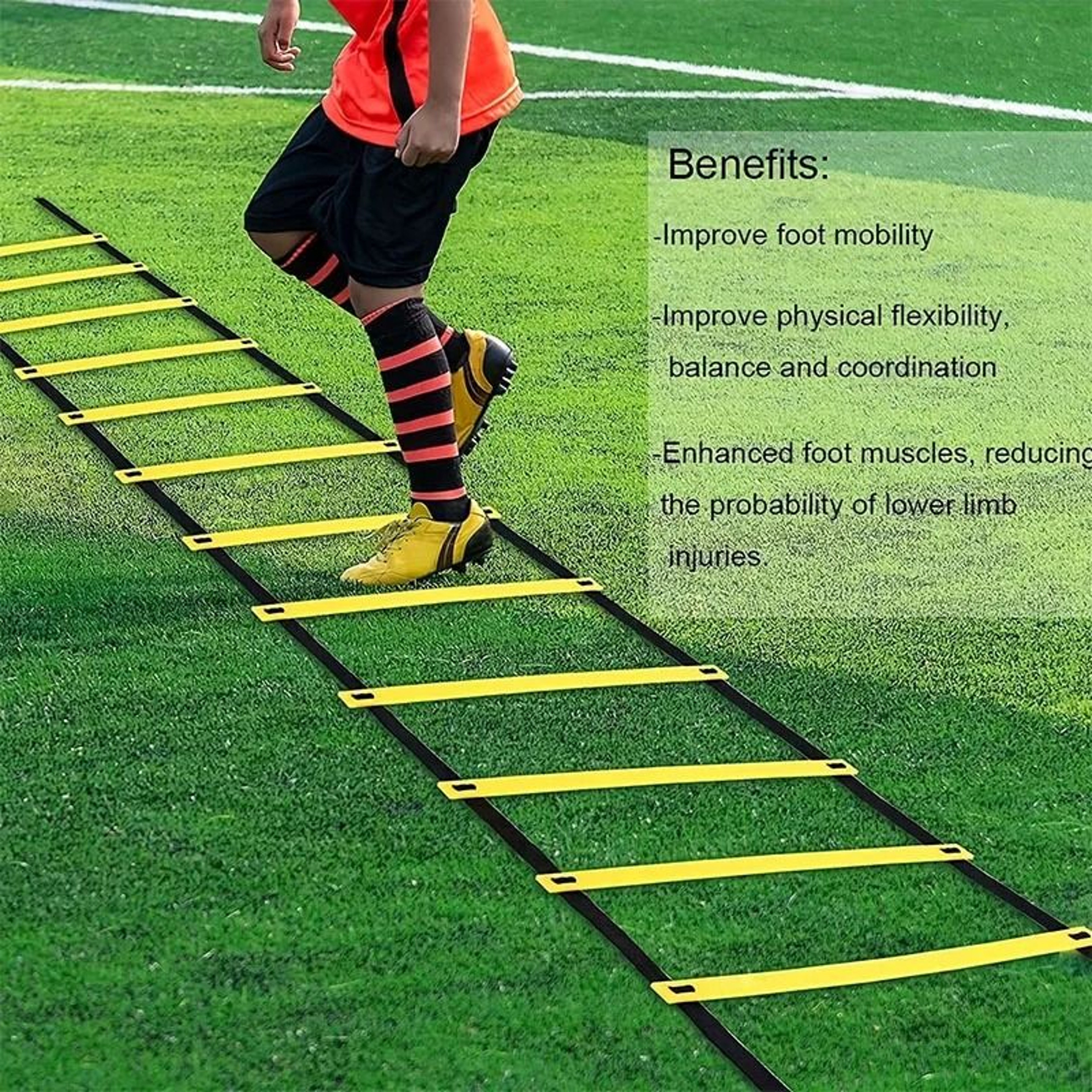Adjustable Agility Ladder Speed Training Equipment For Football And Fitness 12
