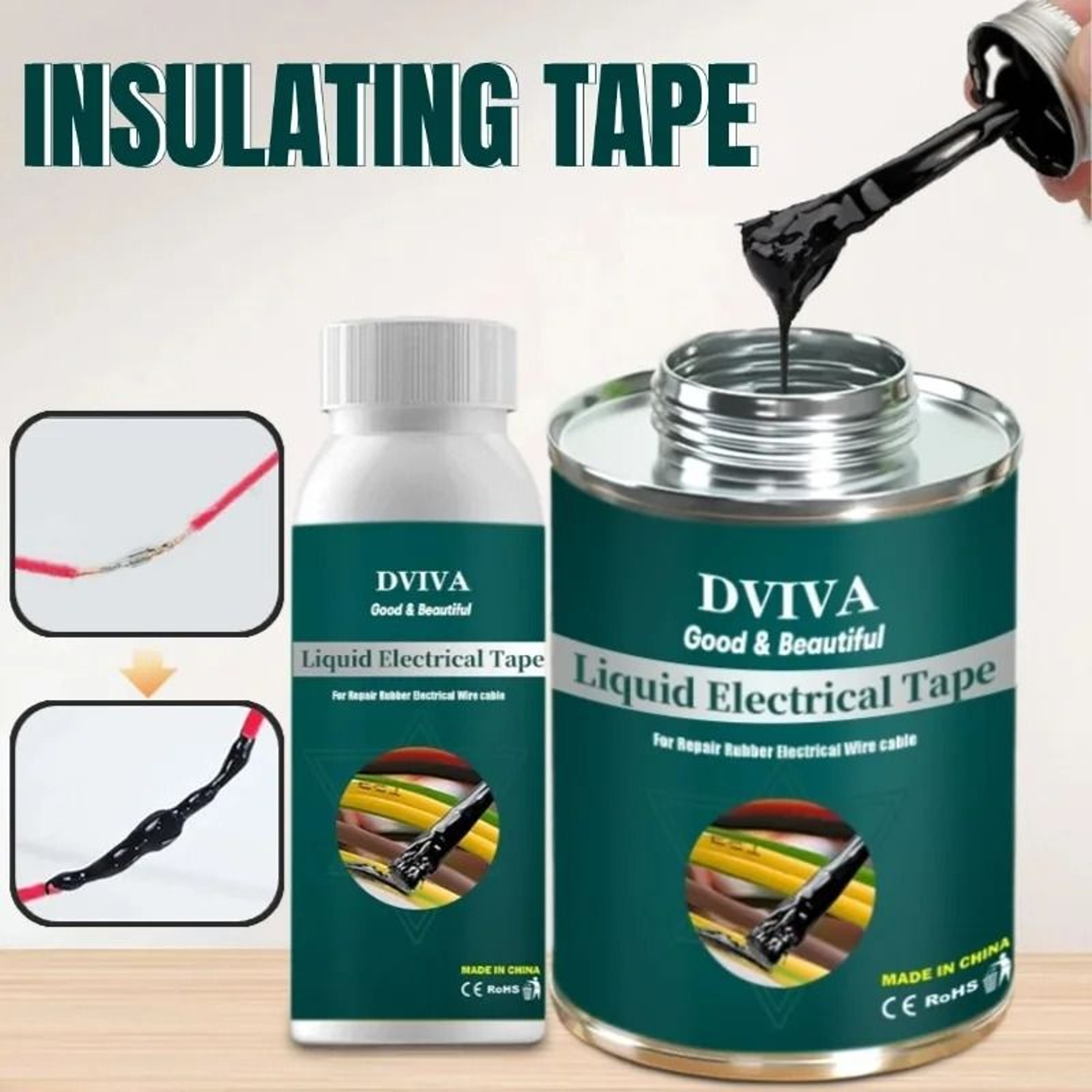 Liquid Electrical Tape Wire Insulation Sealant Waterproof Cable Repair Glue 0