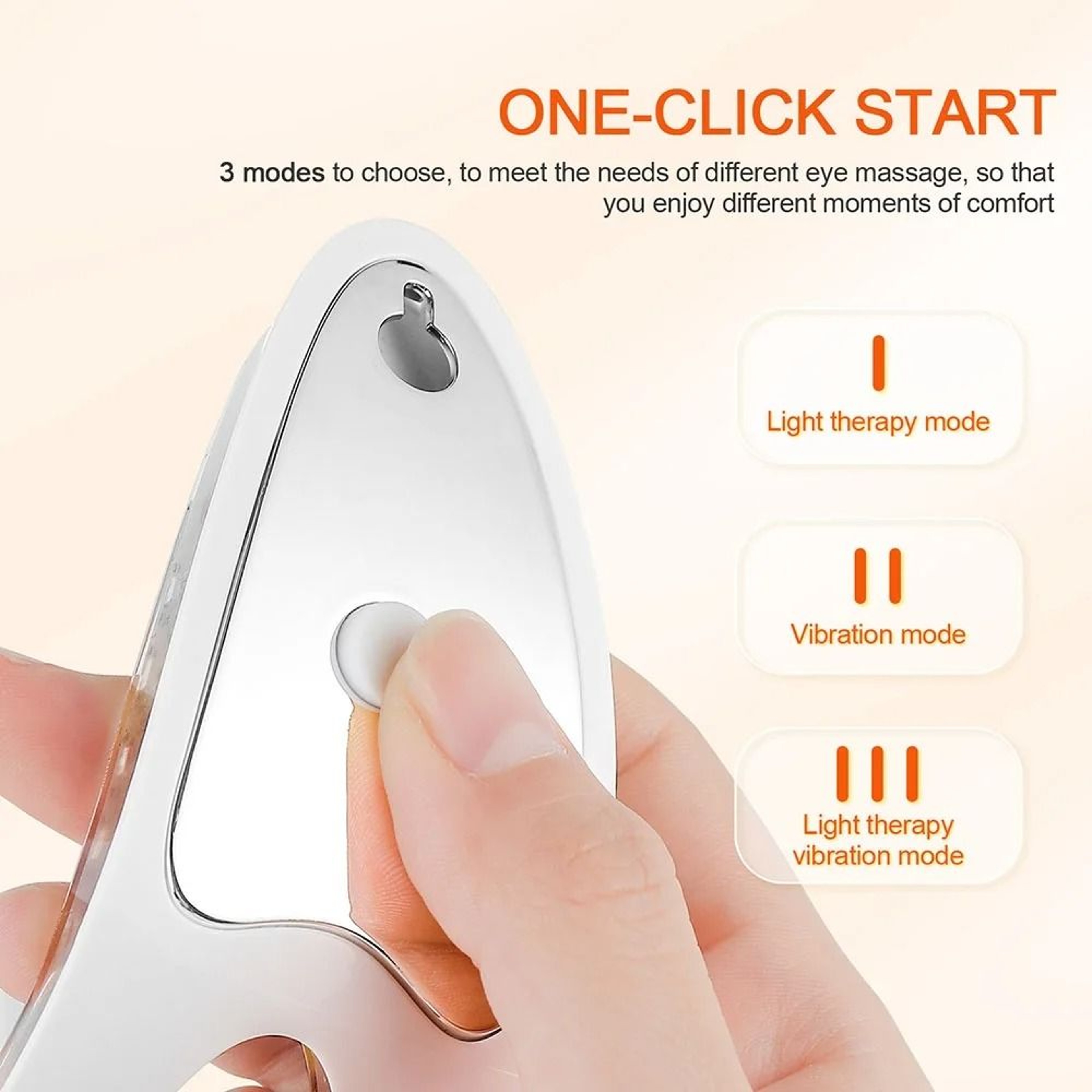 LED Eye Massager Device Anti Aging Dark Circles Eye Care Tool 2