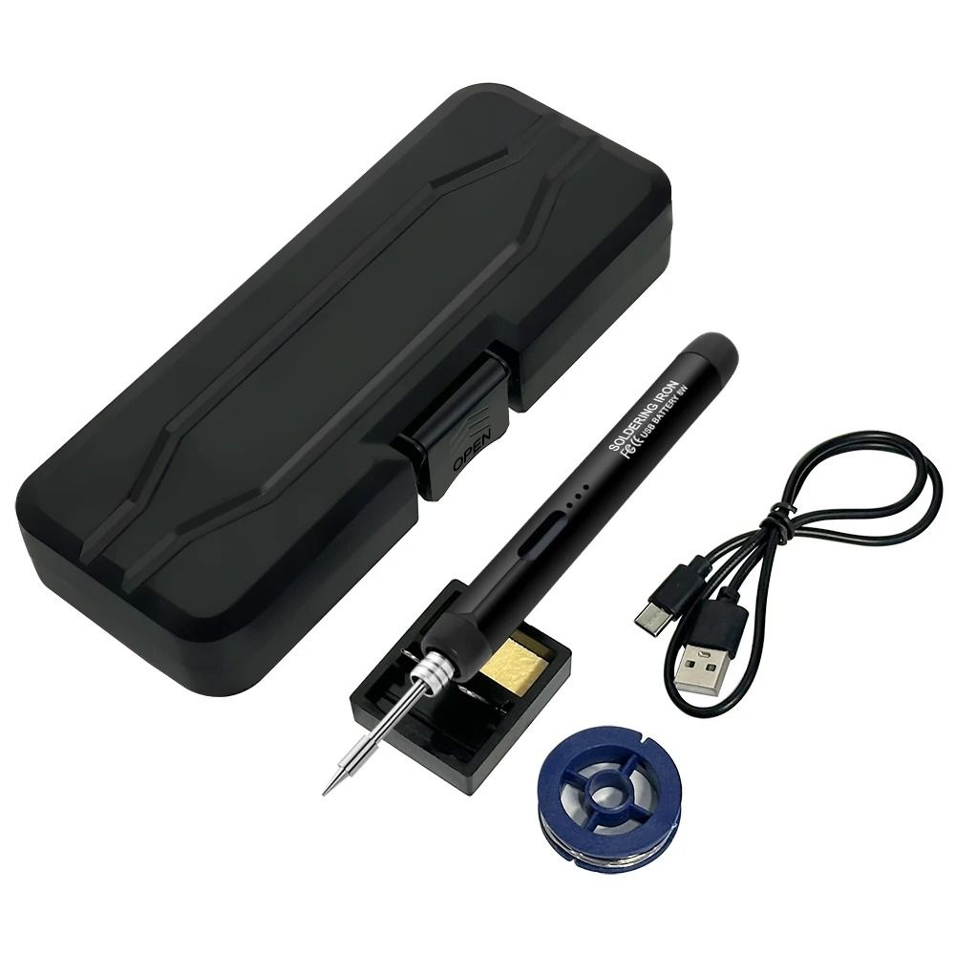 USB Soldering Iron Portable Mini Type C Adjustable Temperature Tool 0