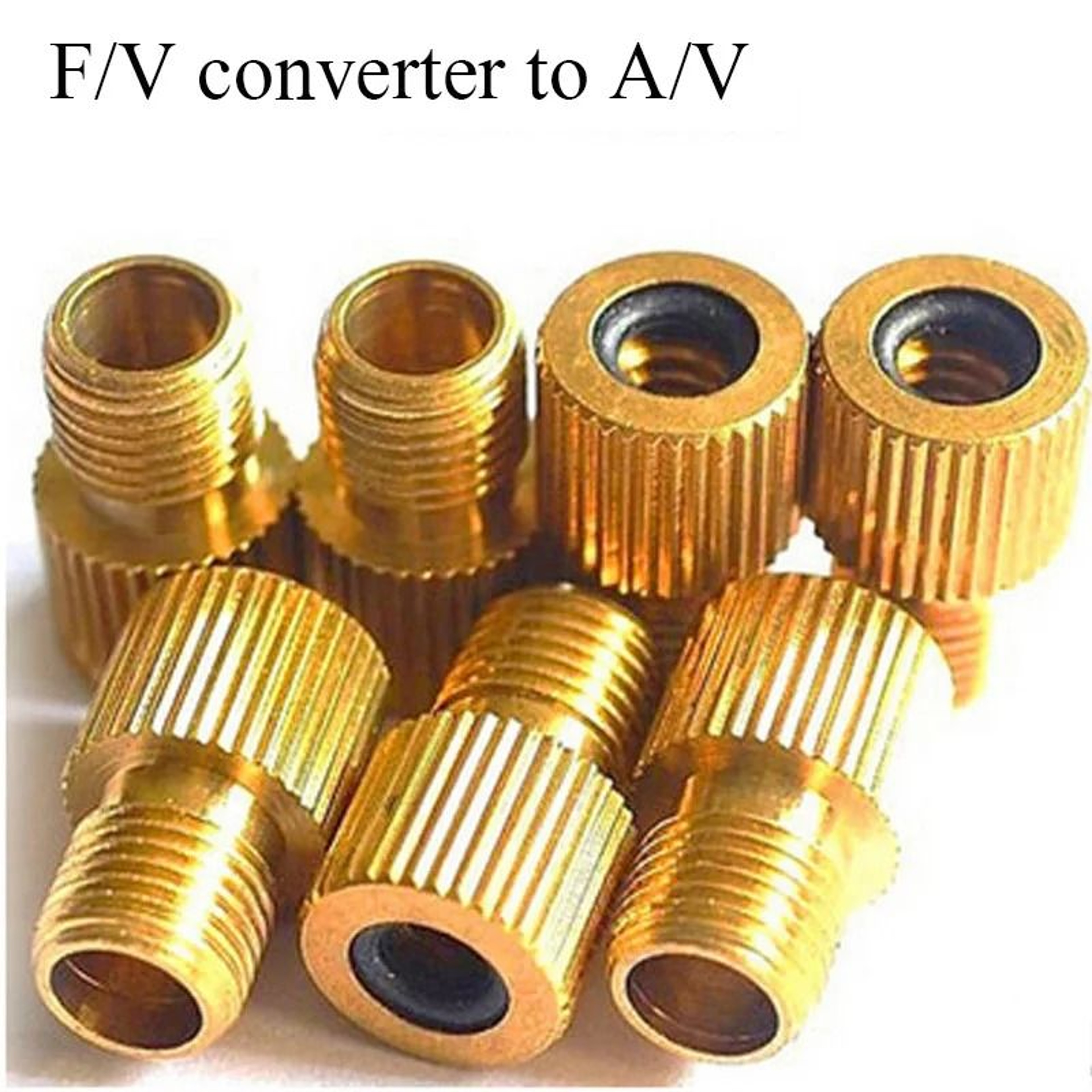 Universal Presta To Schrader Bike Valve Adapter Set For Easy Tire Inflation 0