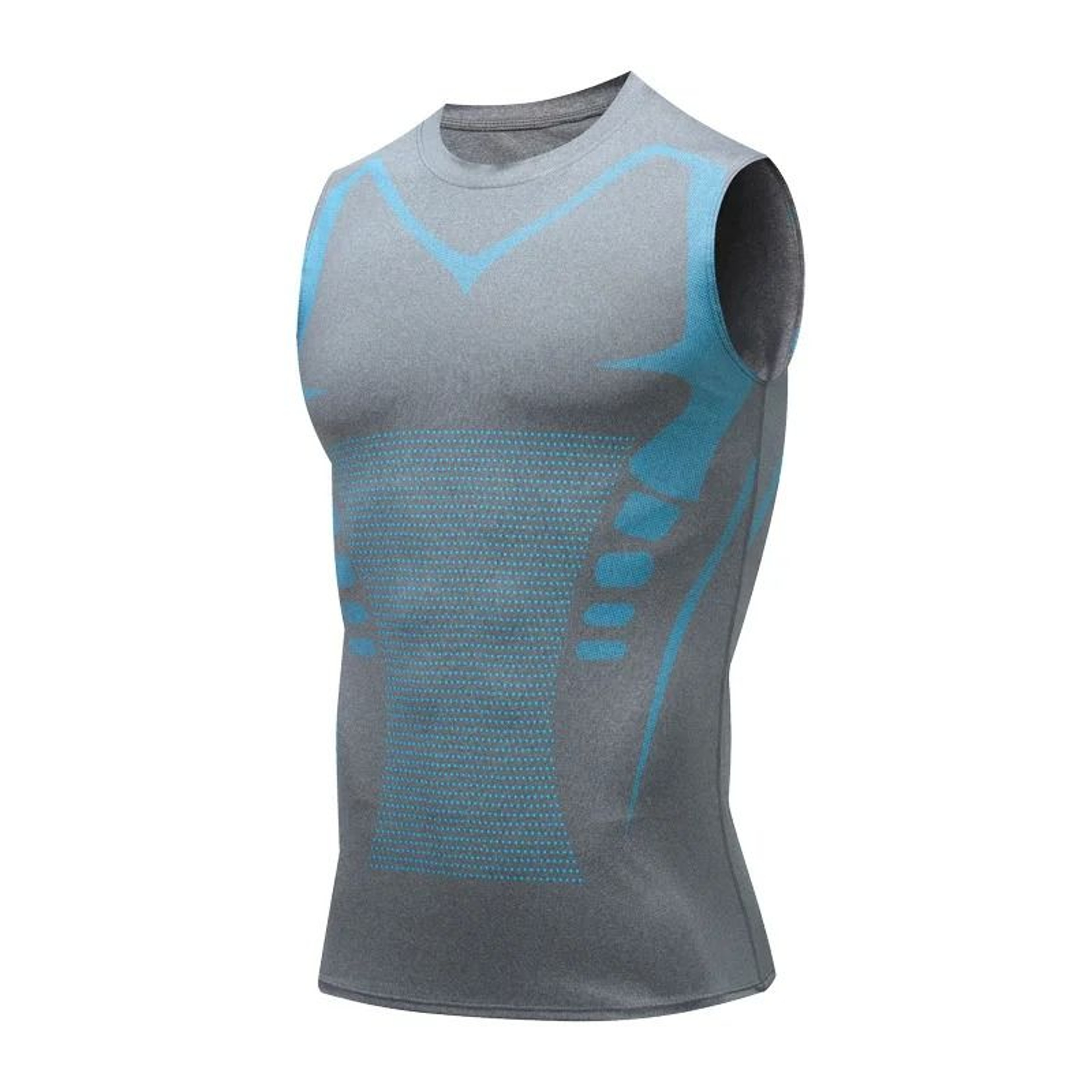 FlexCore Mens Compression Tank Top Quick Dry Gym Sleeveless Workout Shirt 6