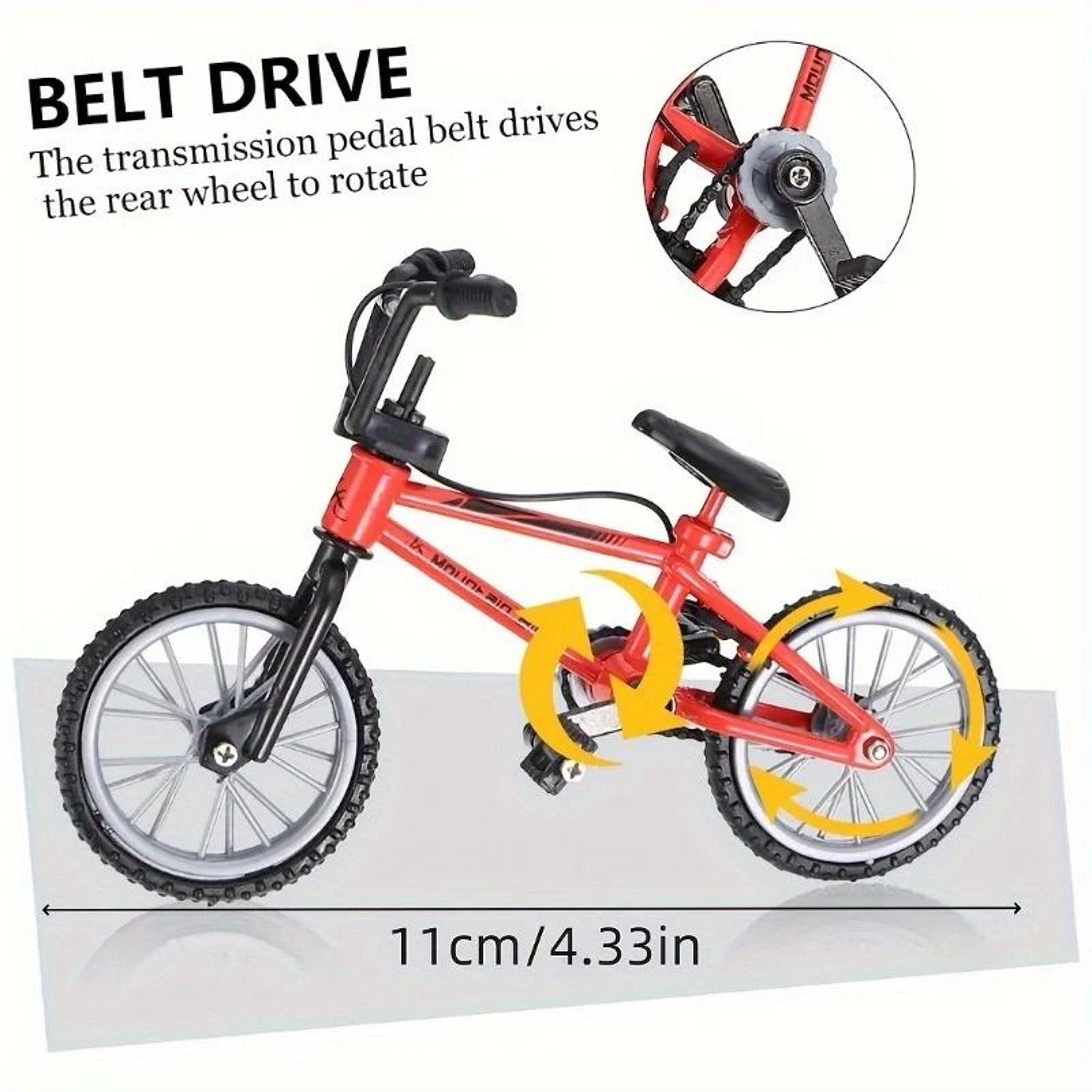 1 12 Scale Miniature Bicycle Model Diecast Decorative Collectible 9