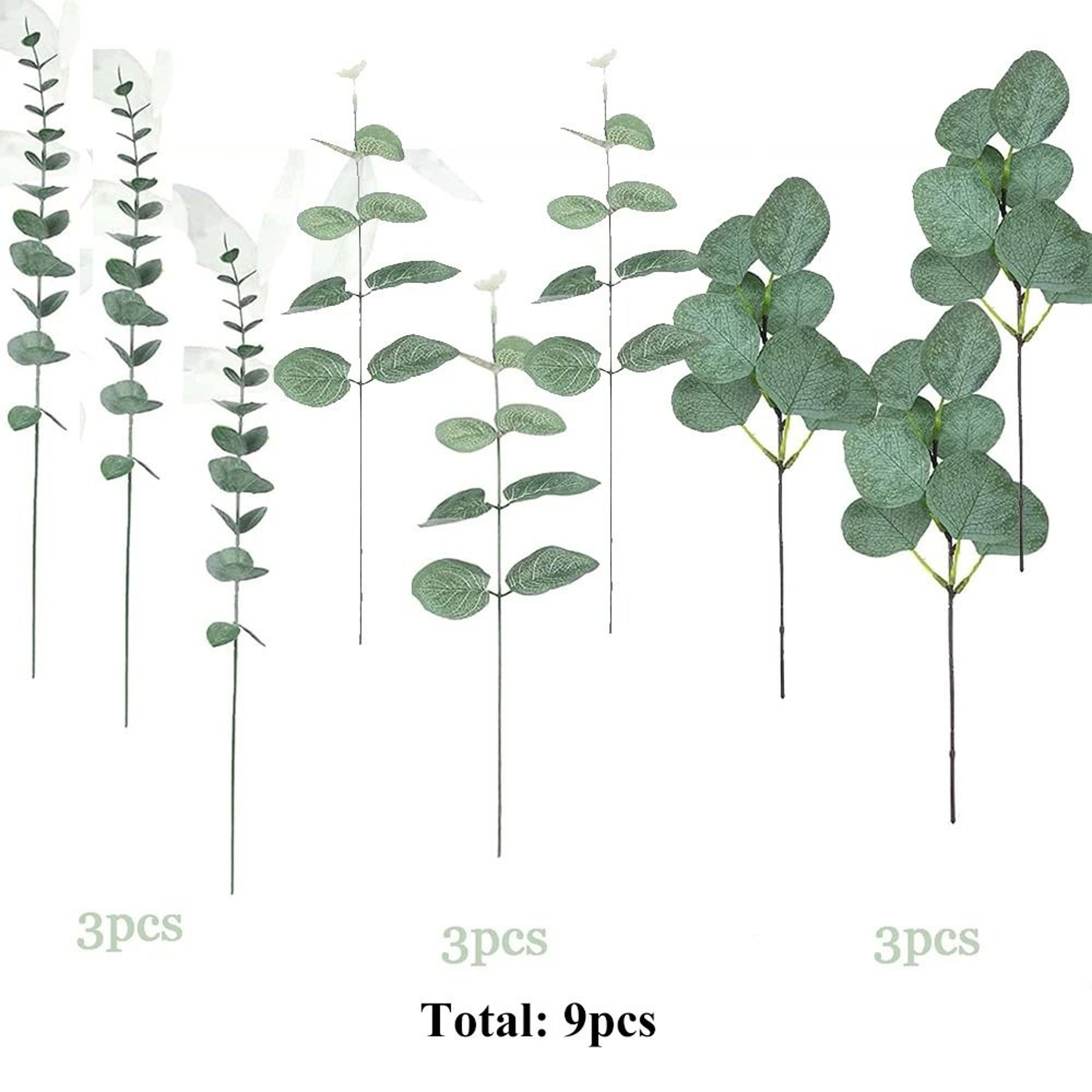 Artificial Eucalyptus Stems Bulk Set For Wedding And Home Greenery Decor 4