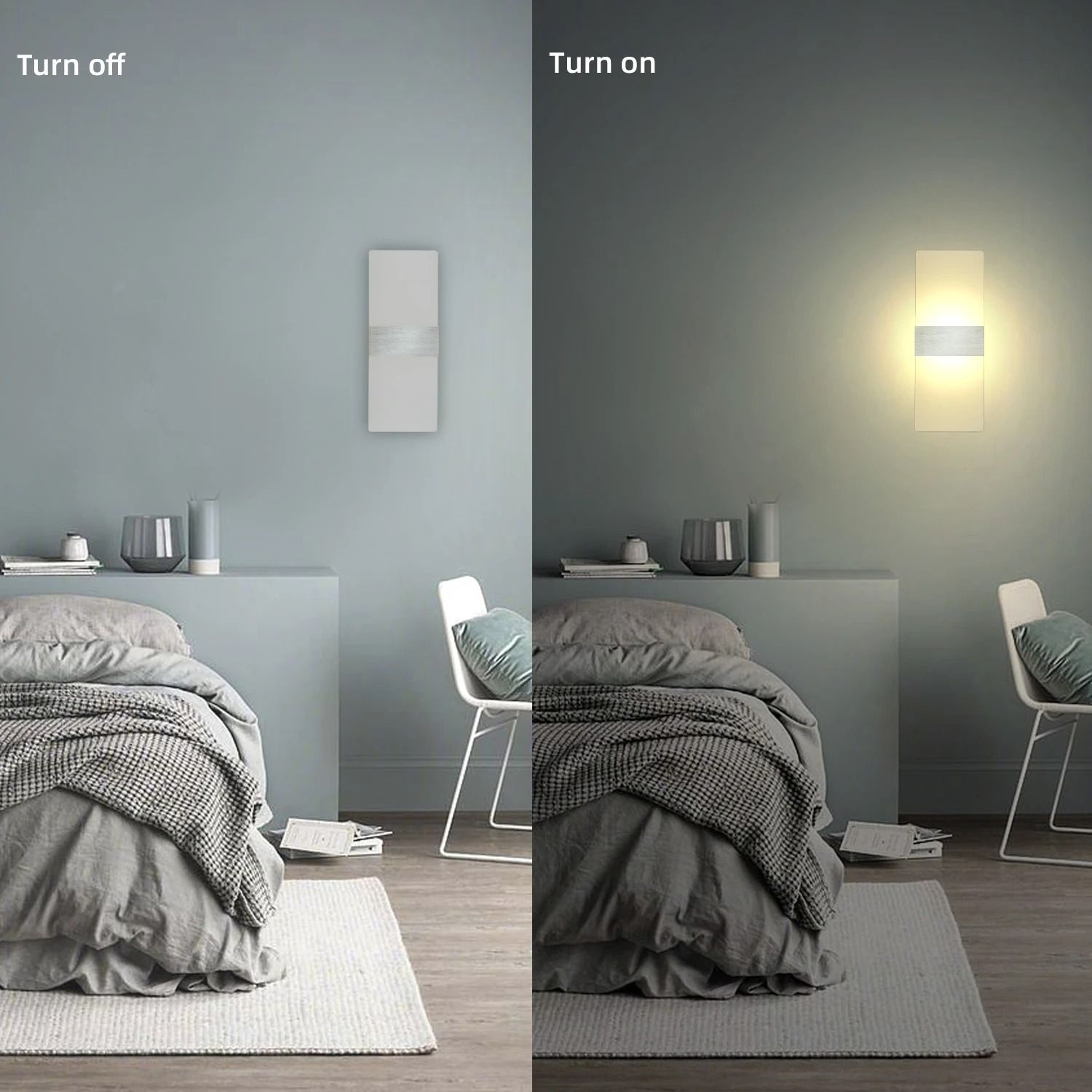 Modern LED Wall Lamp Minimalist Indoor Wall Sconce Lighting Fixture 4