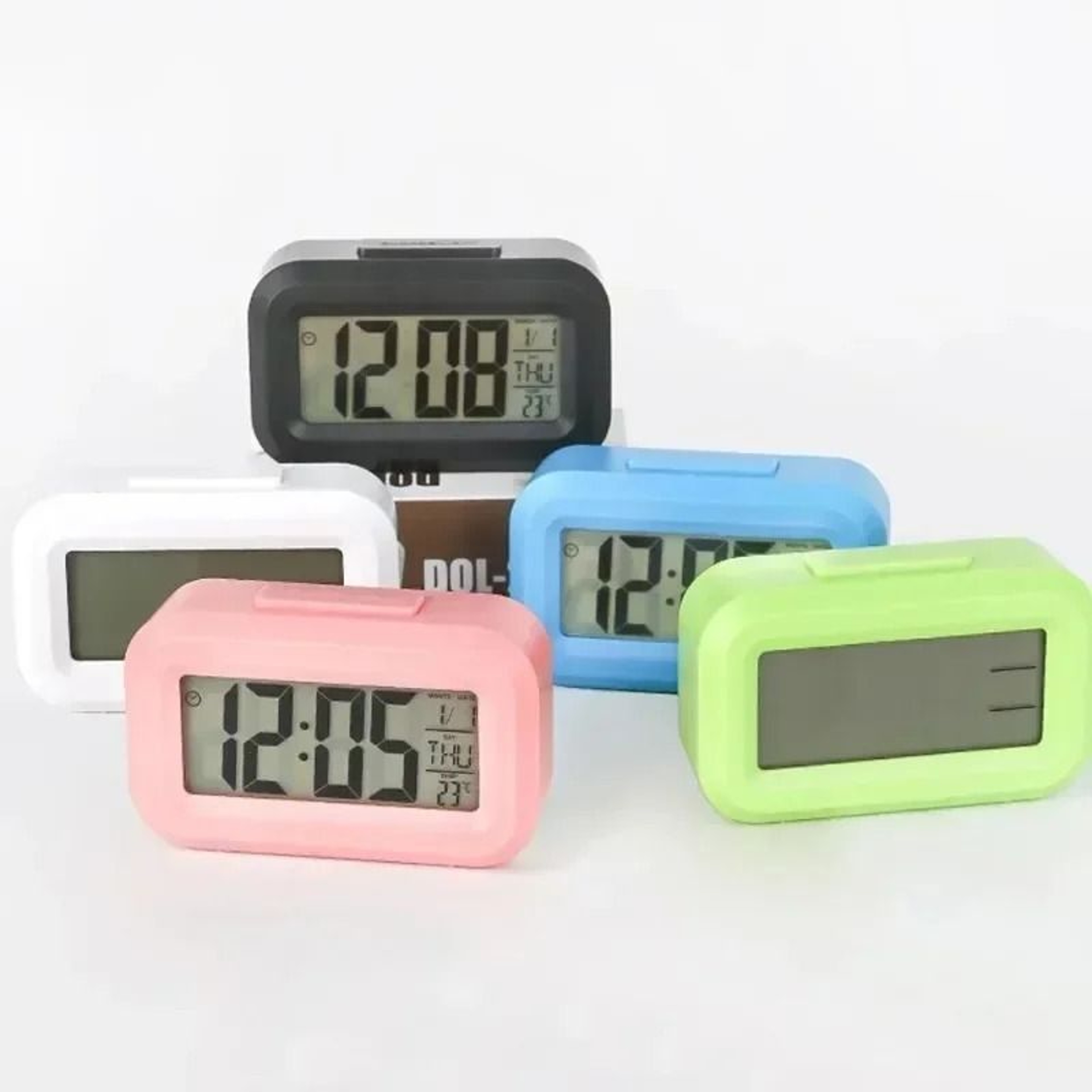 LED Digital Alarm Clock With Calendar Backlight Multifunction Desk Clock 0