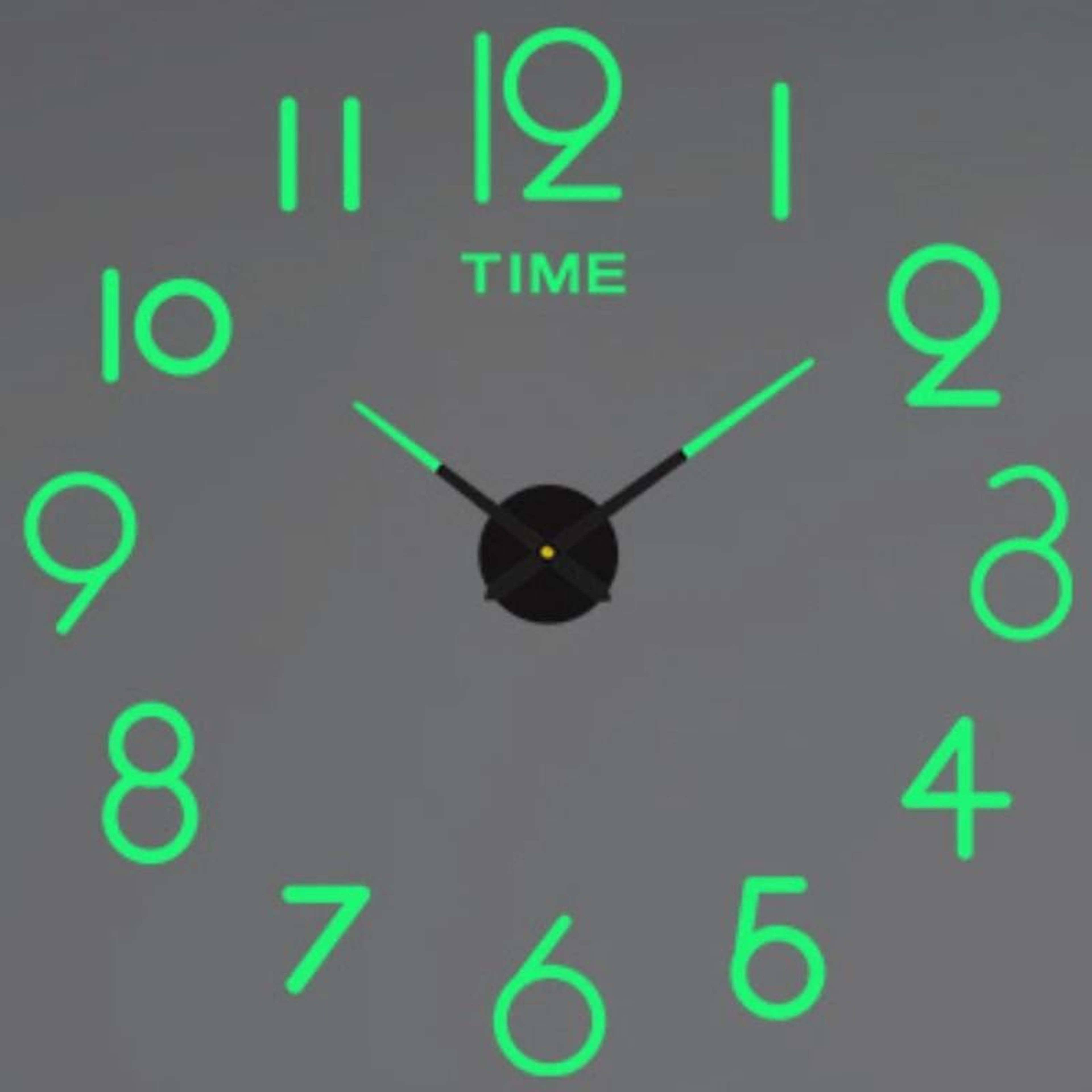 Modern 3D DIY Wall Clock Acrylic Mirror Large Decorative Clock 28