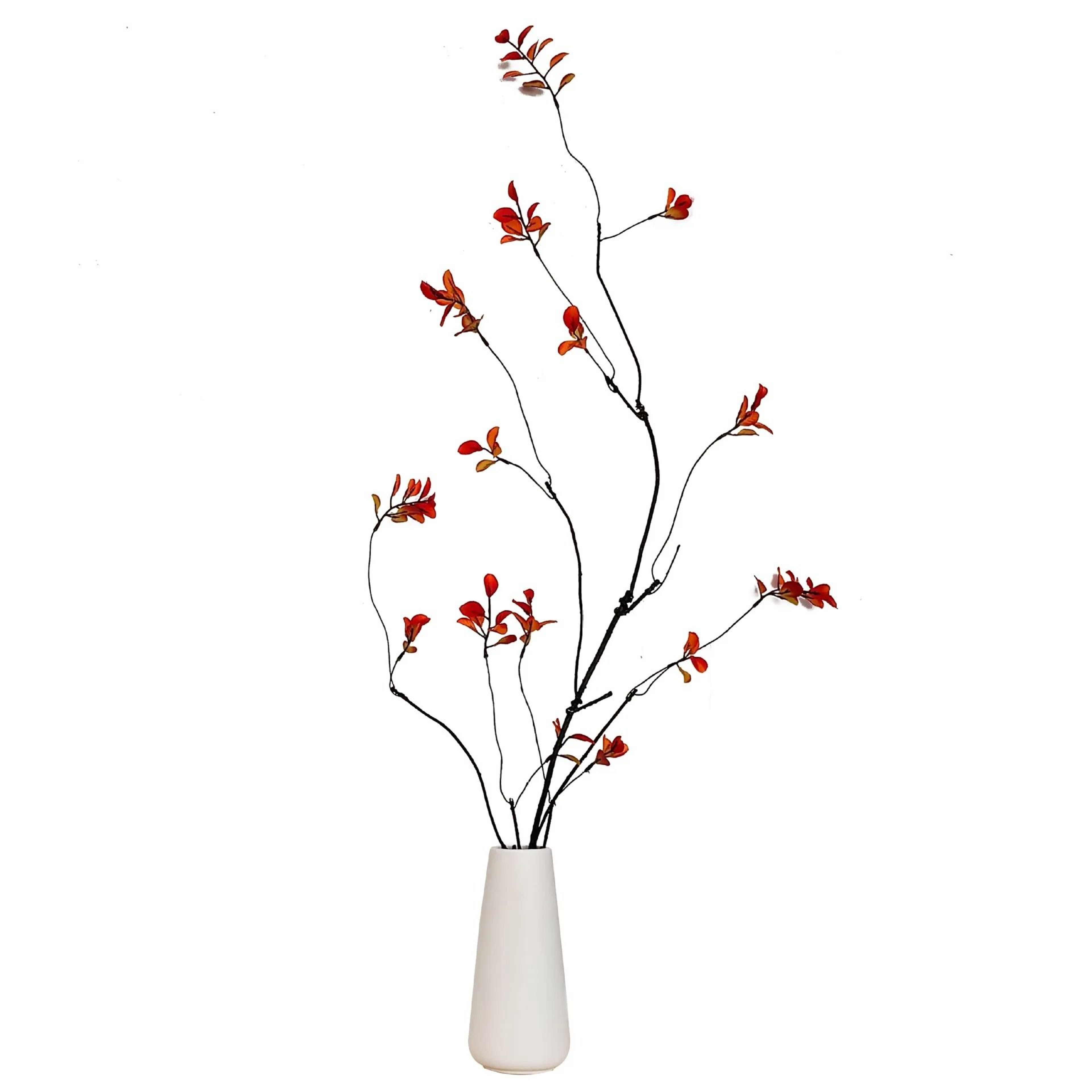 Artificial Autumn Branches Faux Fall Stems Chinese Style Vase Filler Decor 0