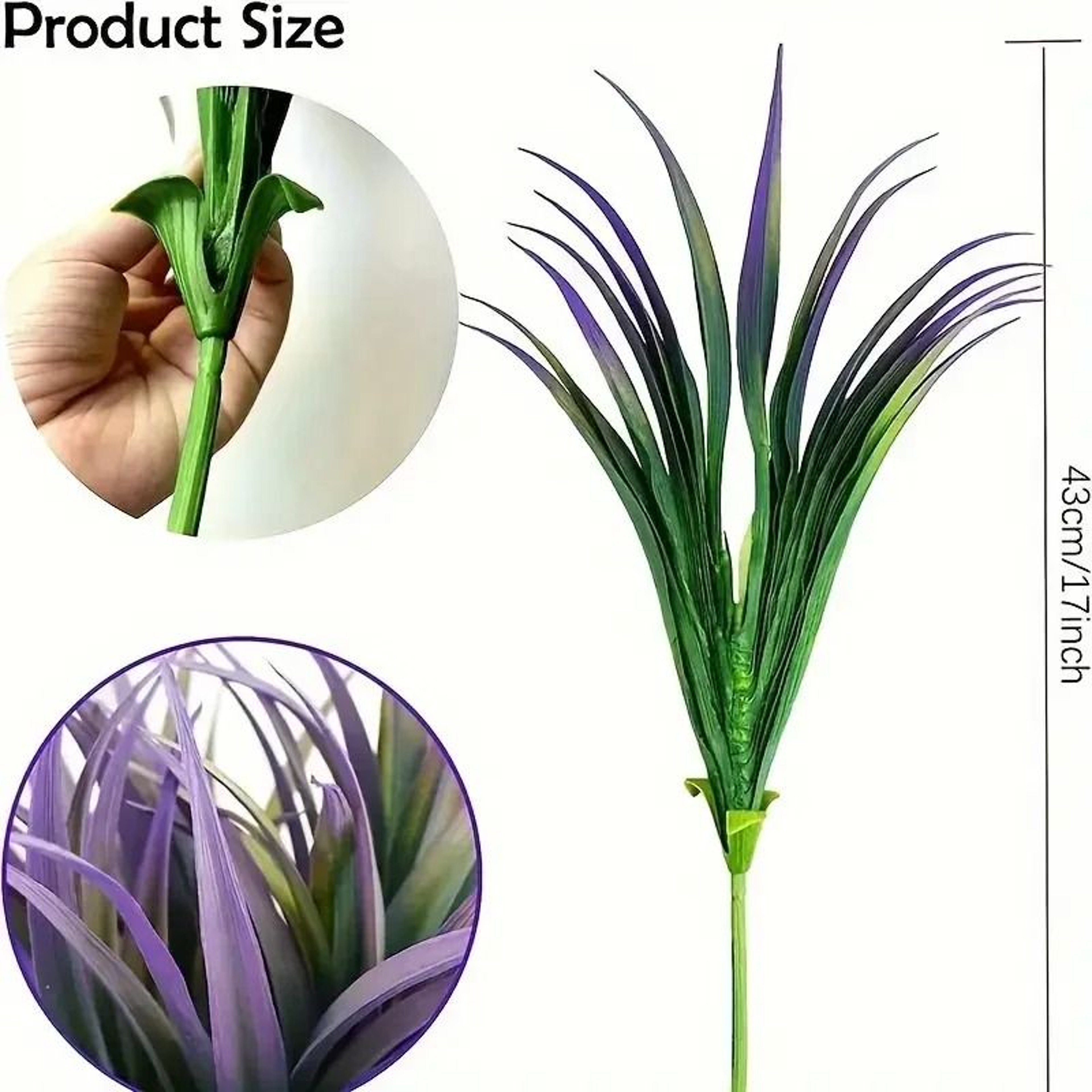 UV Resistant Artificial Tropical Plants Outdoor Fake Grass And Flowers Decor 11