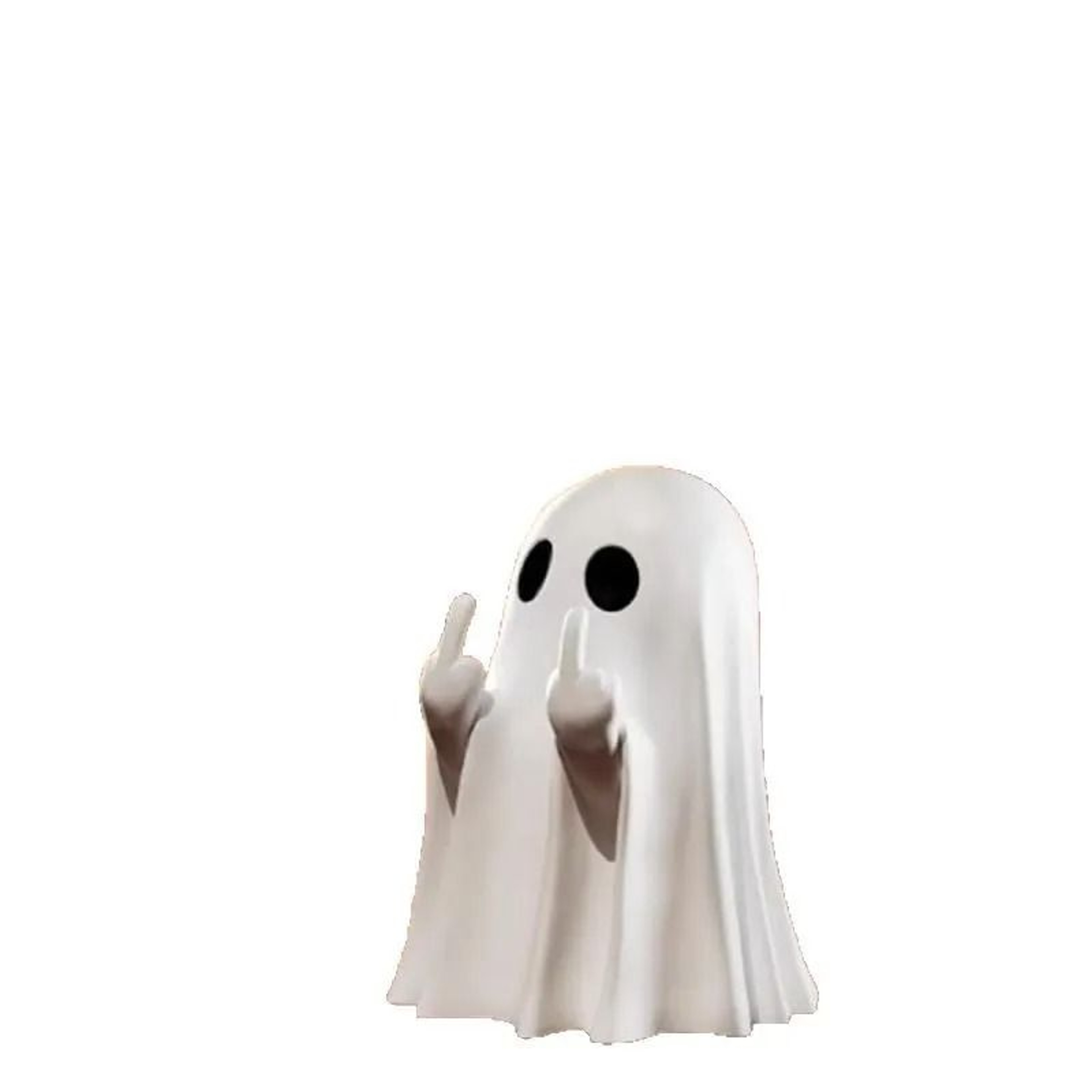 Funny Halloween Ghost Figurine Cute Spooky Tabletop Ghost Decor Statue 2
