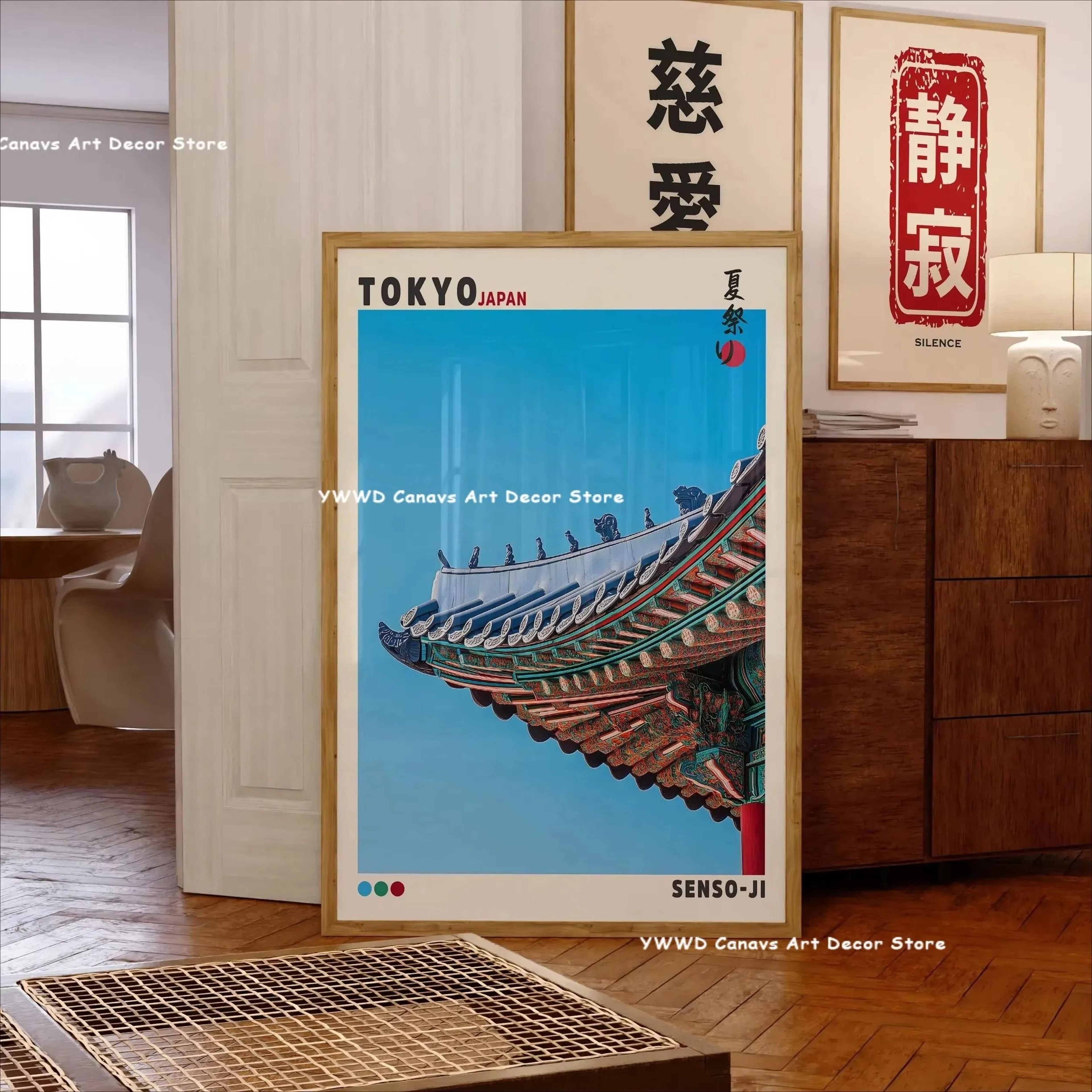 Hokusai Wave Canvas Japanese Wall Art Mount Fuji Wall Decor For Modern Home 13