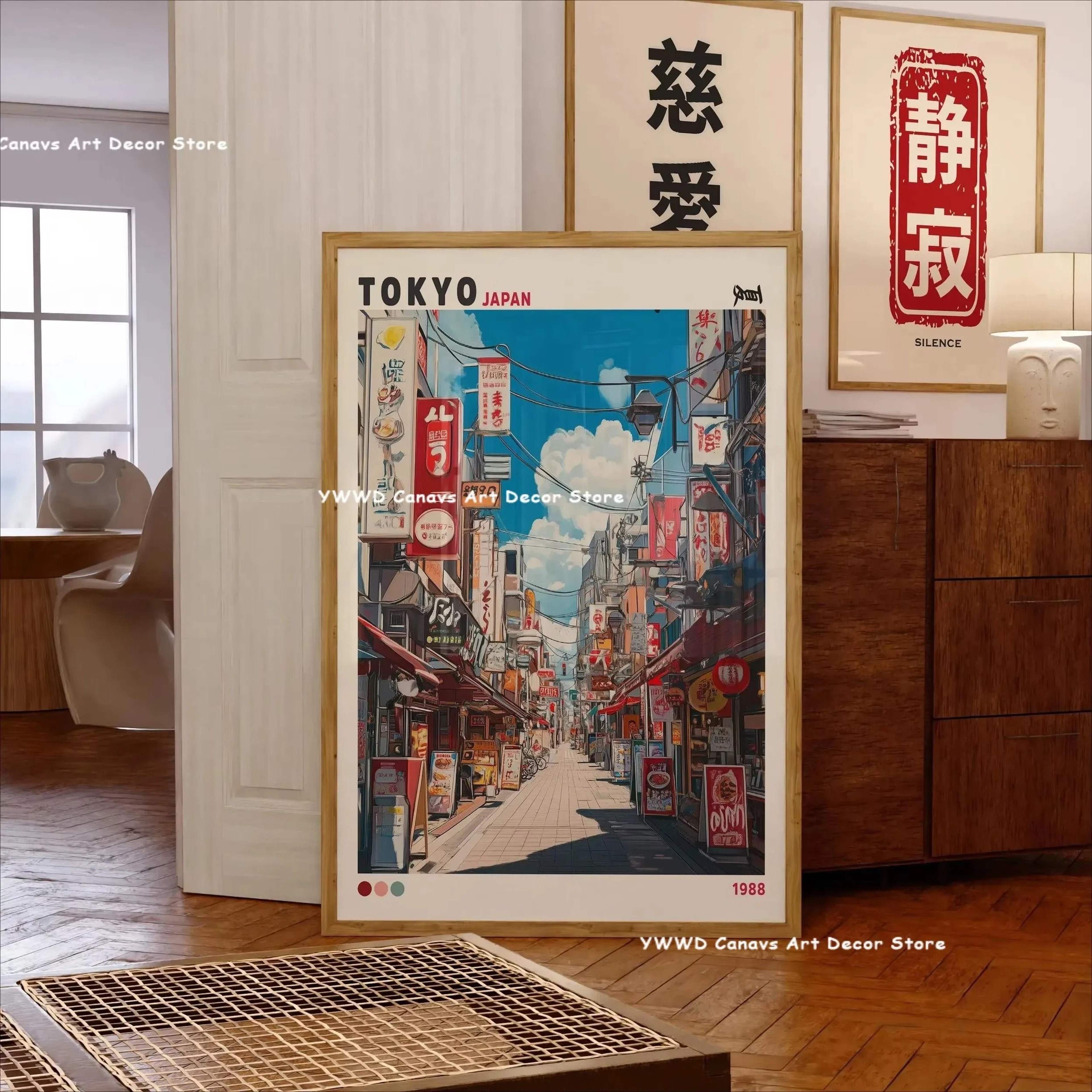 Hokusai Wave Canvas Japanese Wall Art Mount Fuji Wall Decor For Modern Home 15
