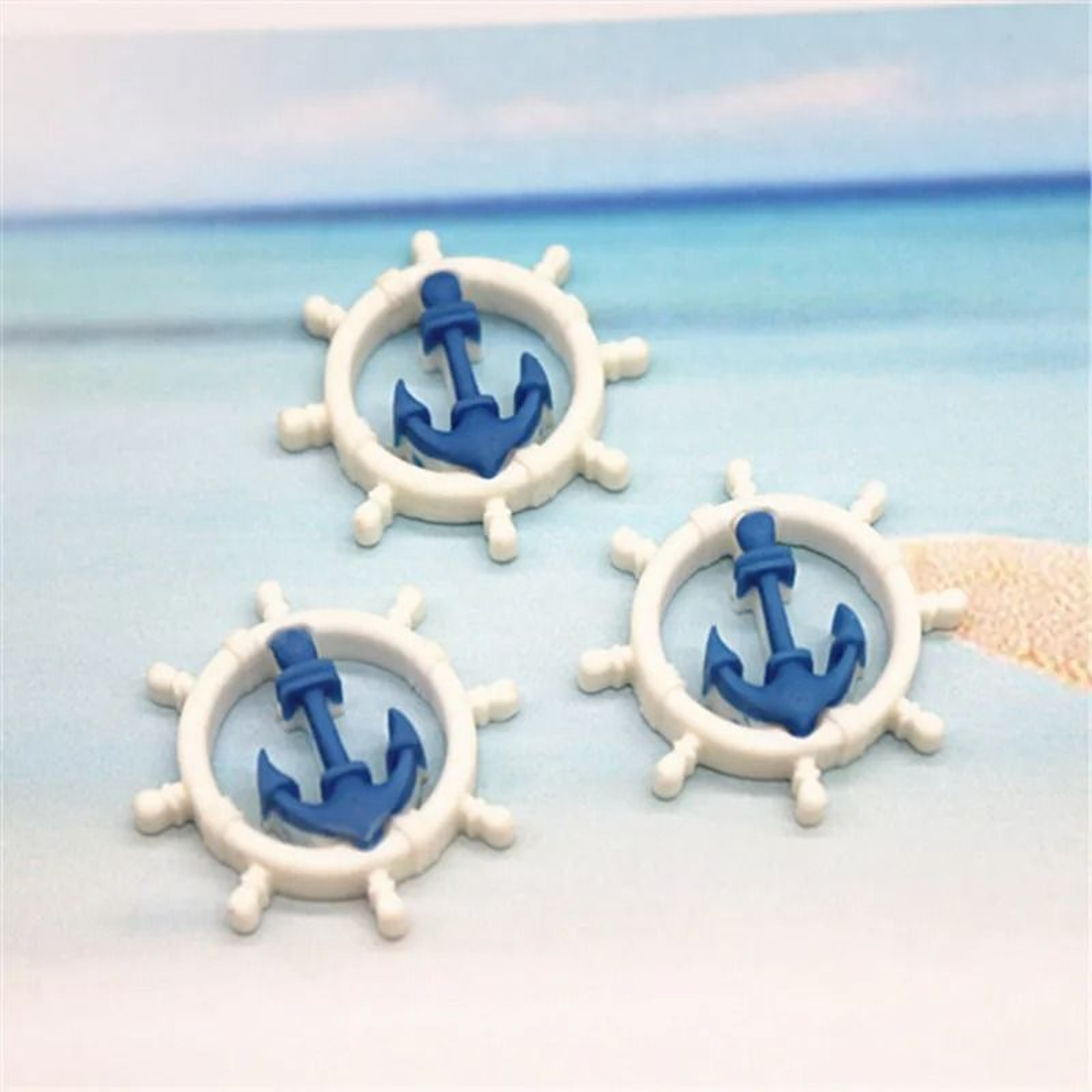 Mini Resin Beach Decorations Nautical DIY Craft Marine Flatback Charms Set 25