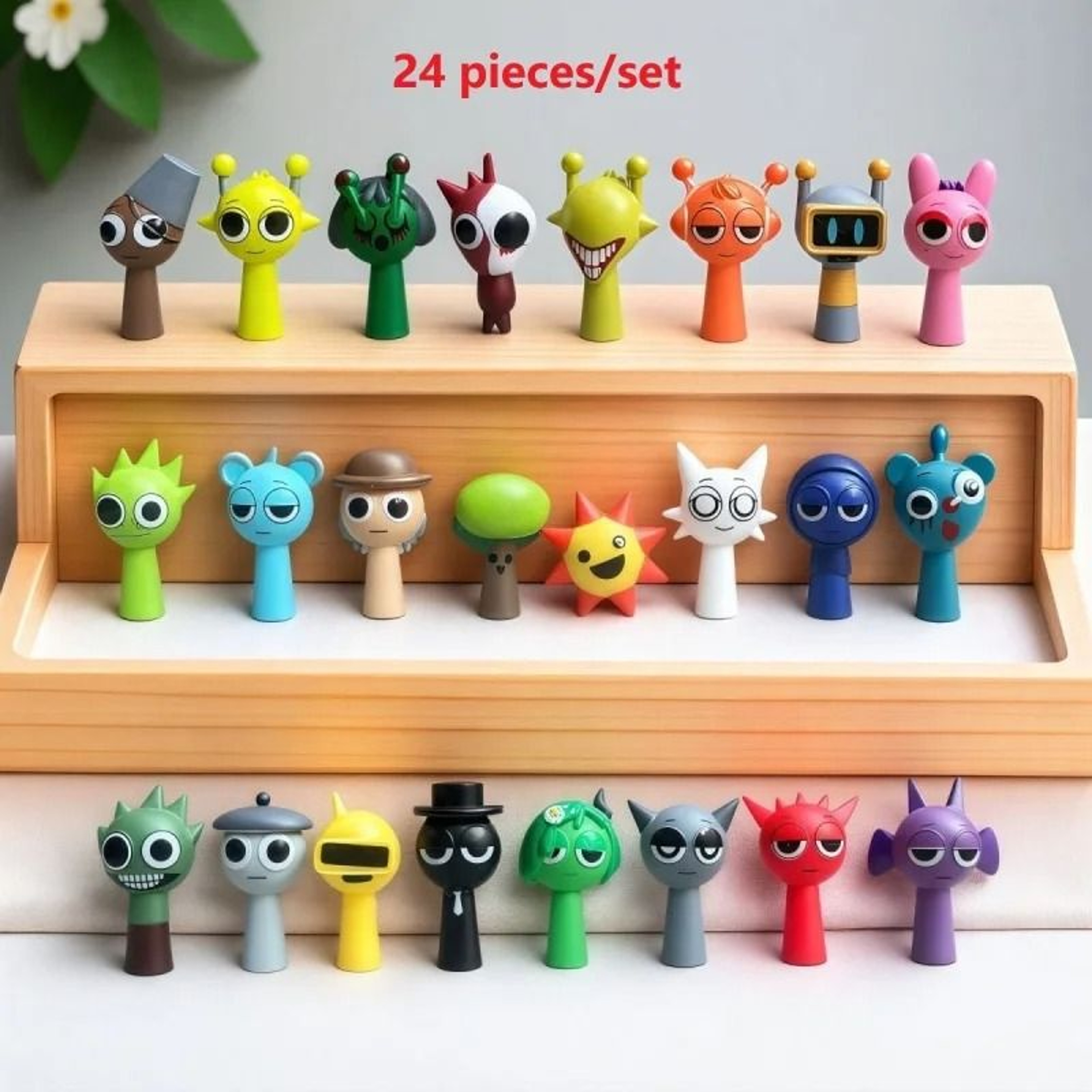 Sprunki Figures Set 24PCS Cartoon Action Figures Mini Collectible Dolls 5